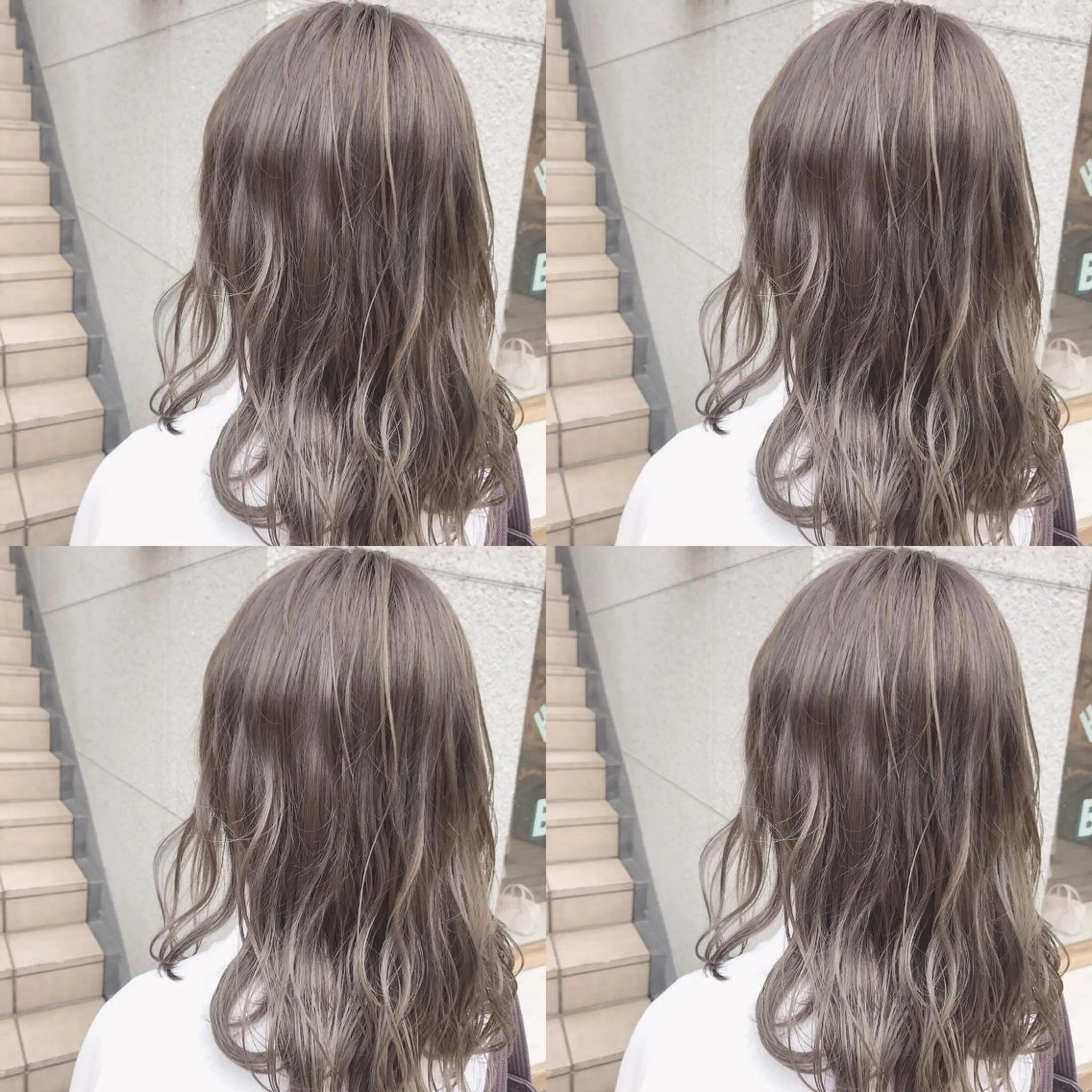 ロング カラー ヘアアレンジ グレージュ 垢抜け案内人 鈴木聖矢✂️のヘアスタイル