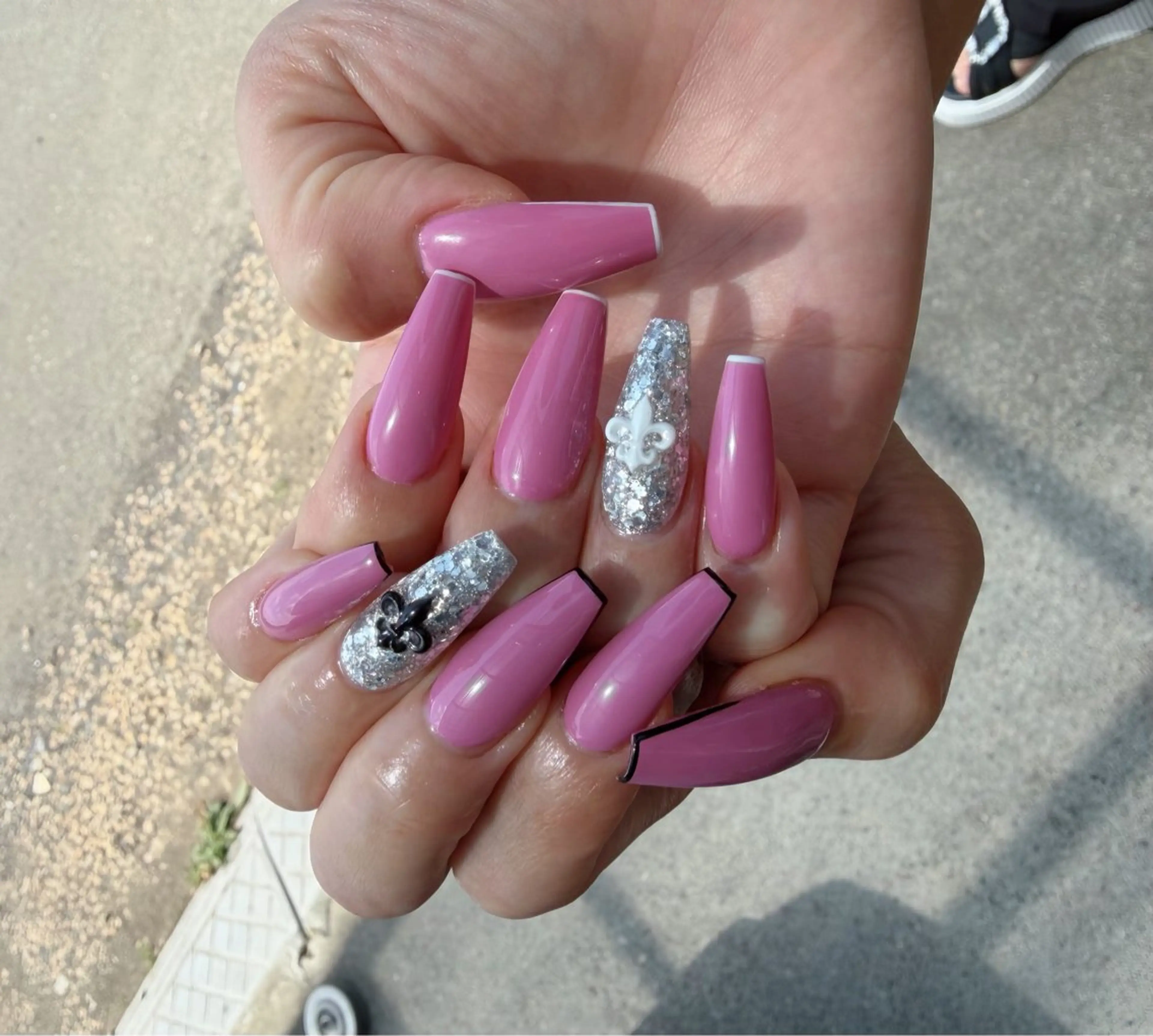 ネイル アートネイル オーロラネイル チークネイル 長さ出し フットネイル ハンドネイル Chan nailsのネイルデザイン