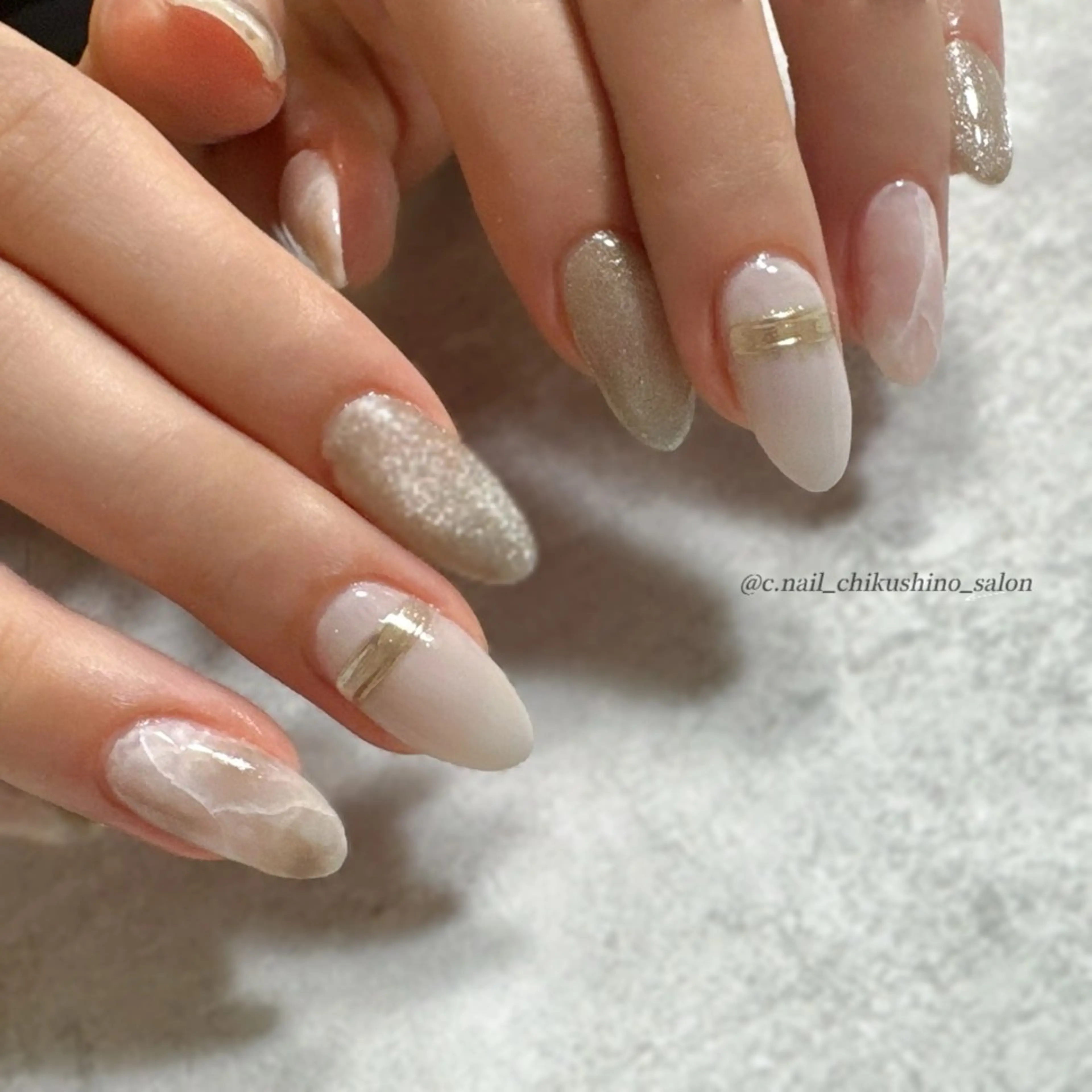 ネイル ハンドネイル C.Nail &Eye筑紫駅のネイルデザイン