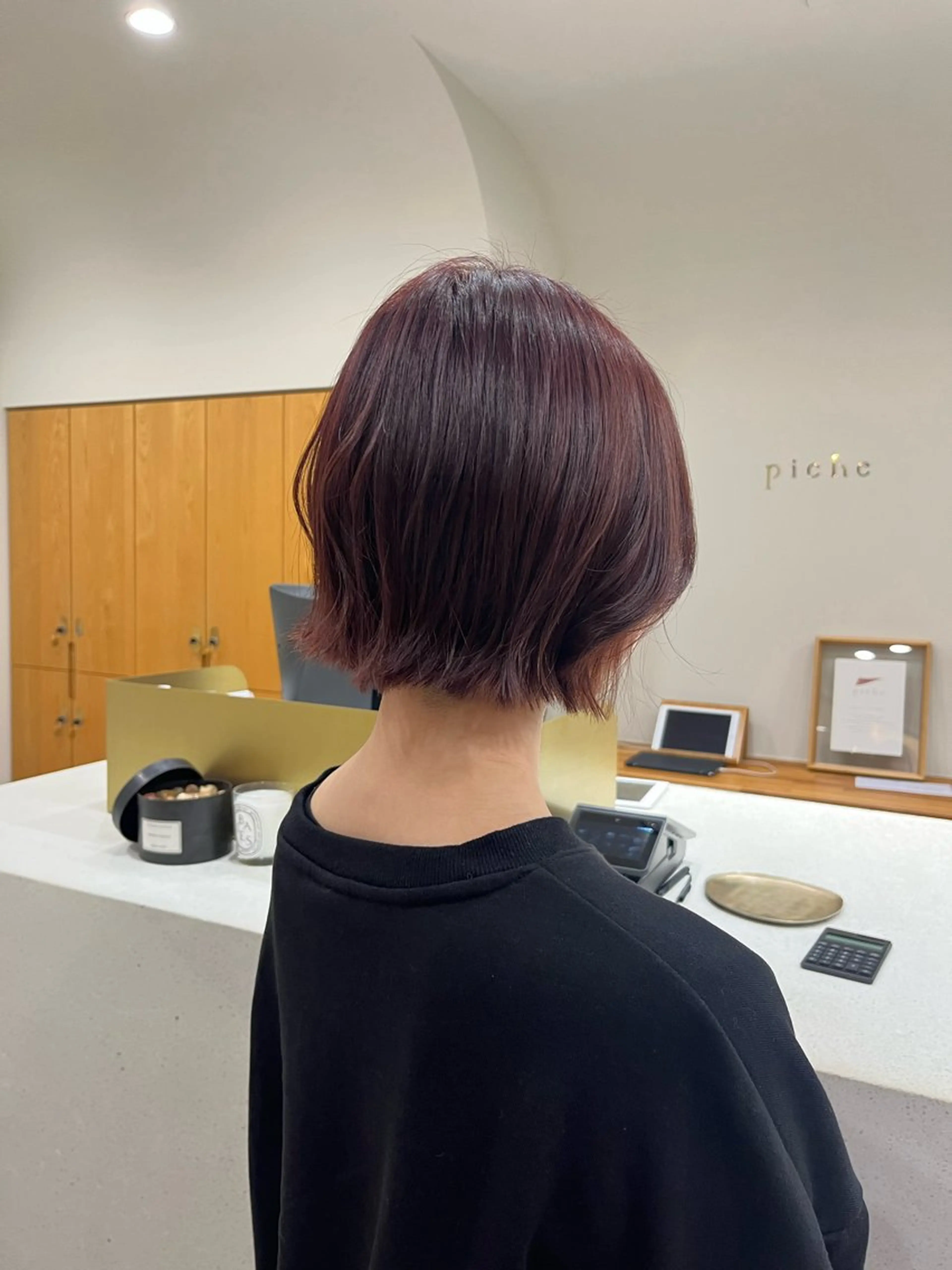 ショート カラー 透明感カラー🌼 沙奈のヘアスタイル