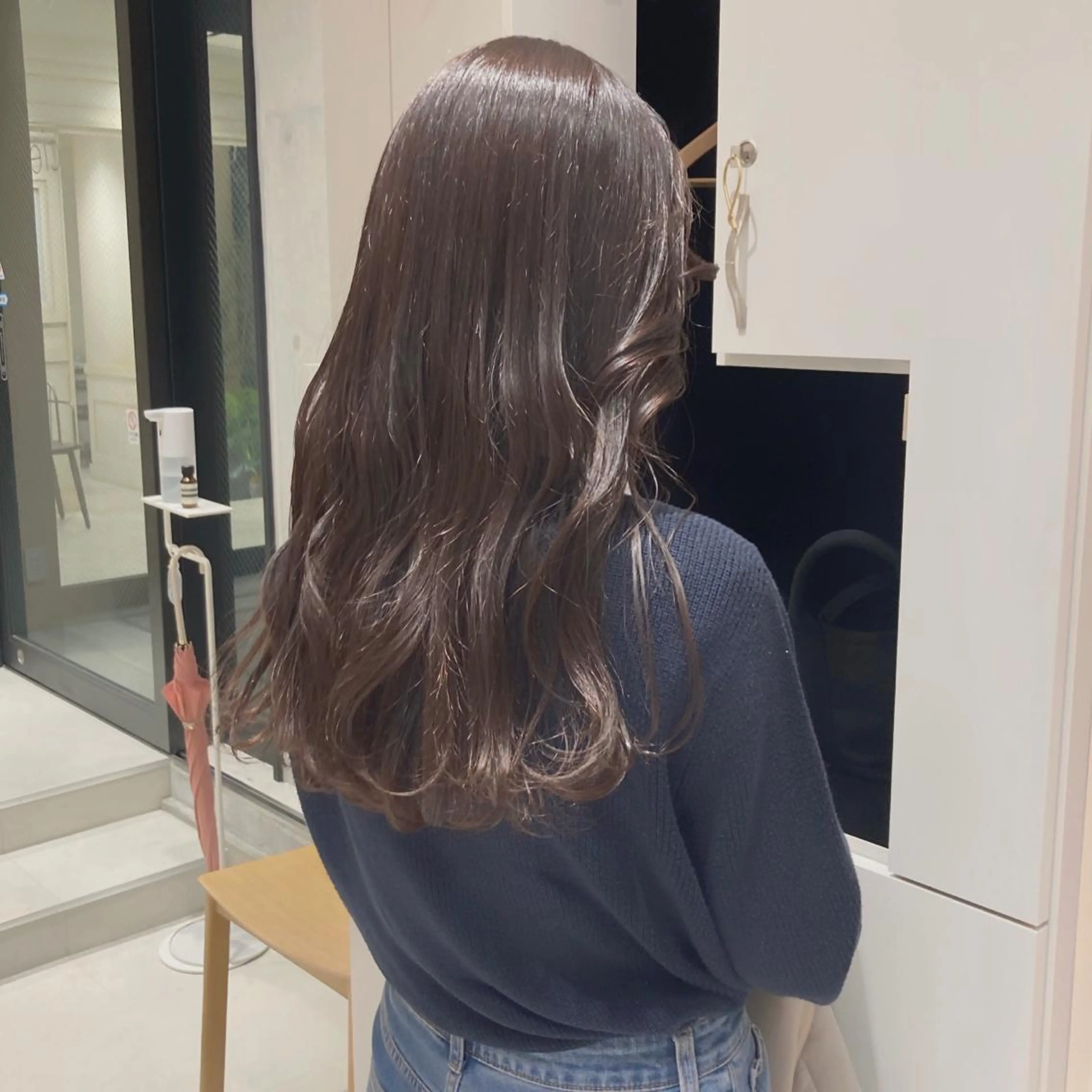 セミロング カラー 髪質改善 トリートメント MURANAKA RYOのヘアスタイル