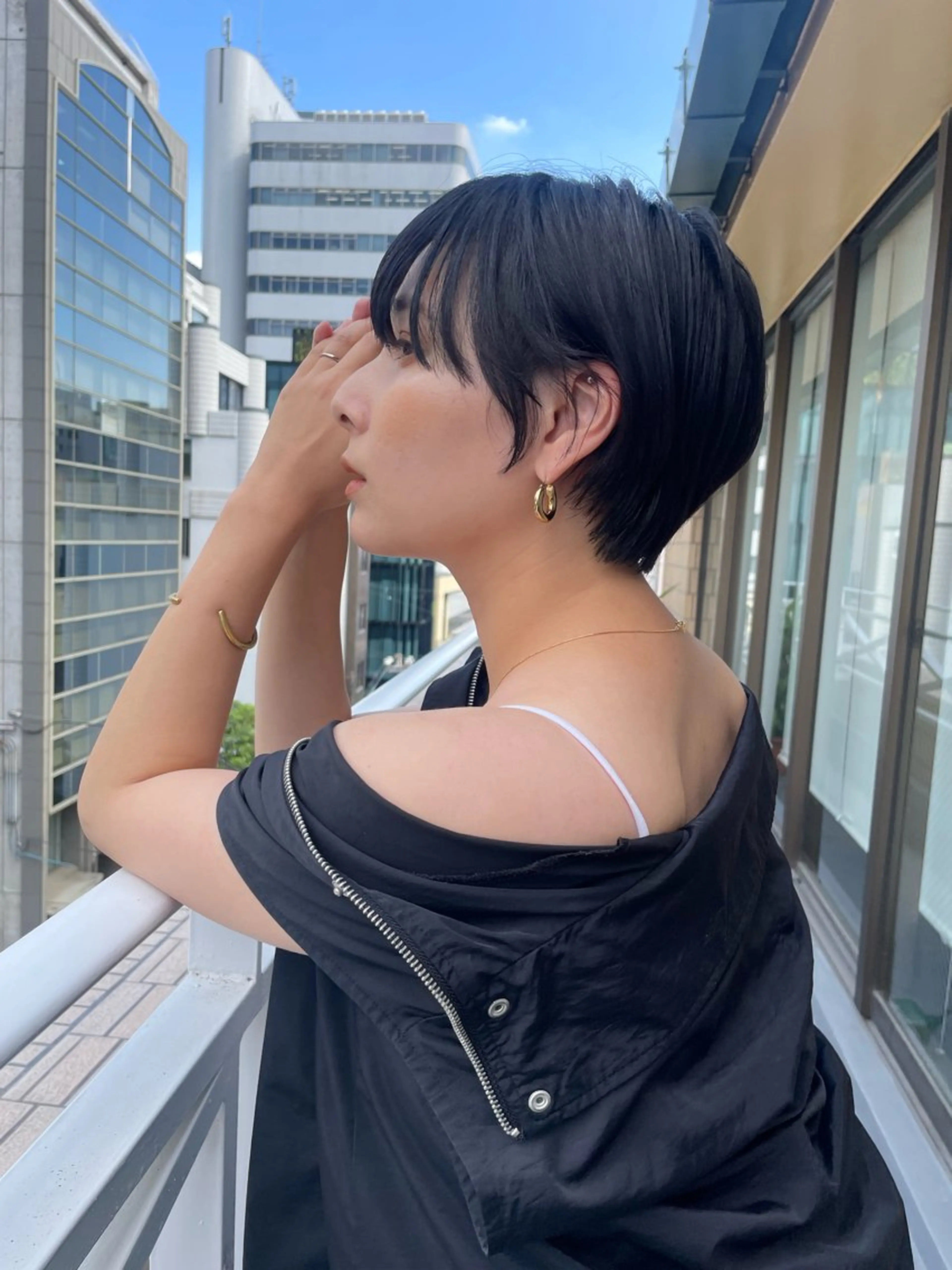 ショート ショート/ボブ/ 心斎橋/宮脇美奈のヘアスタイル