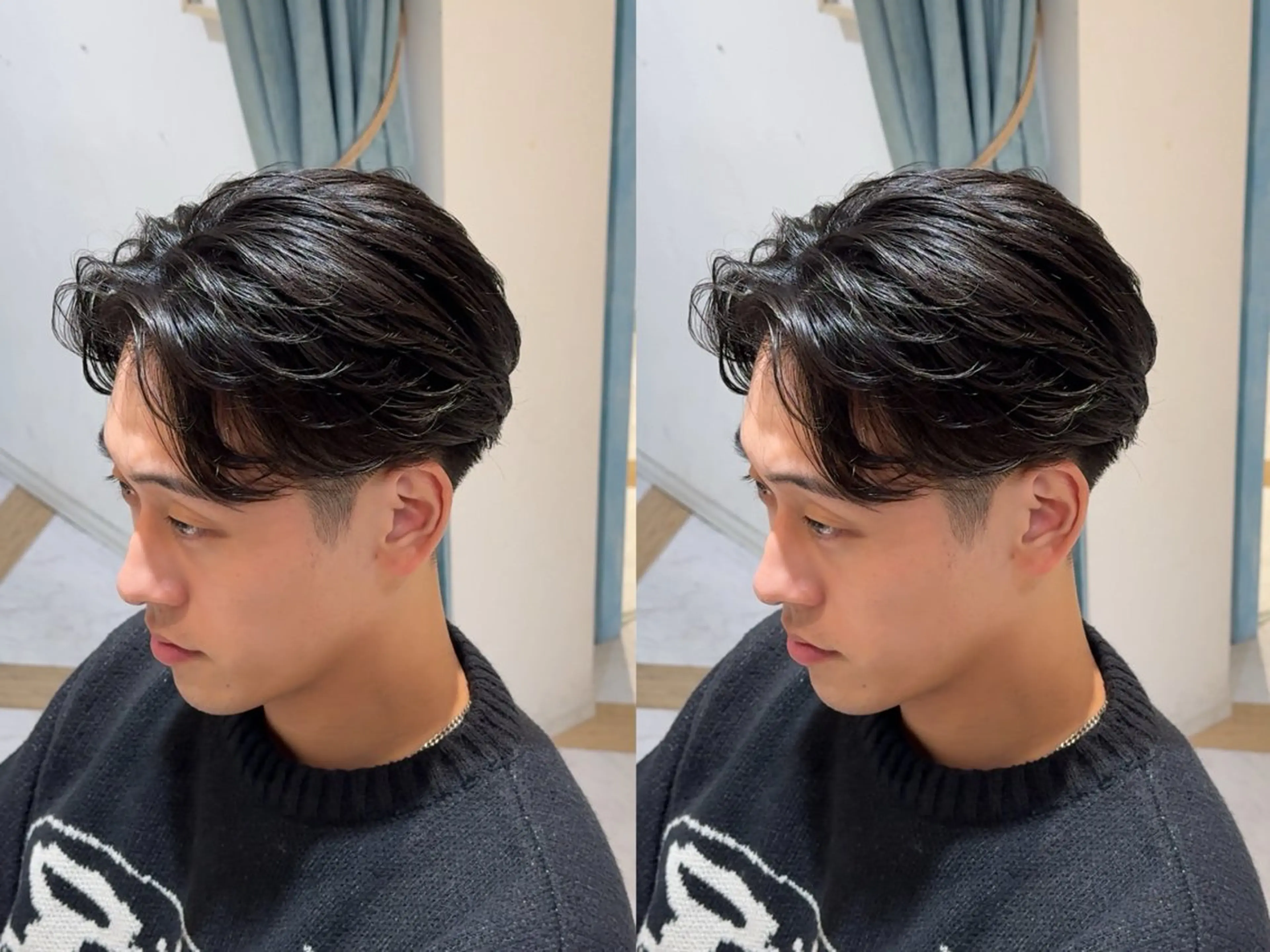 パーマ メンズ カット パーマ Lond  strada所属・ハクヤ心斎橋 パーマ/縮毛矯正のヘアスタイル