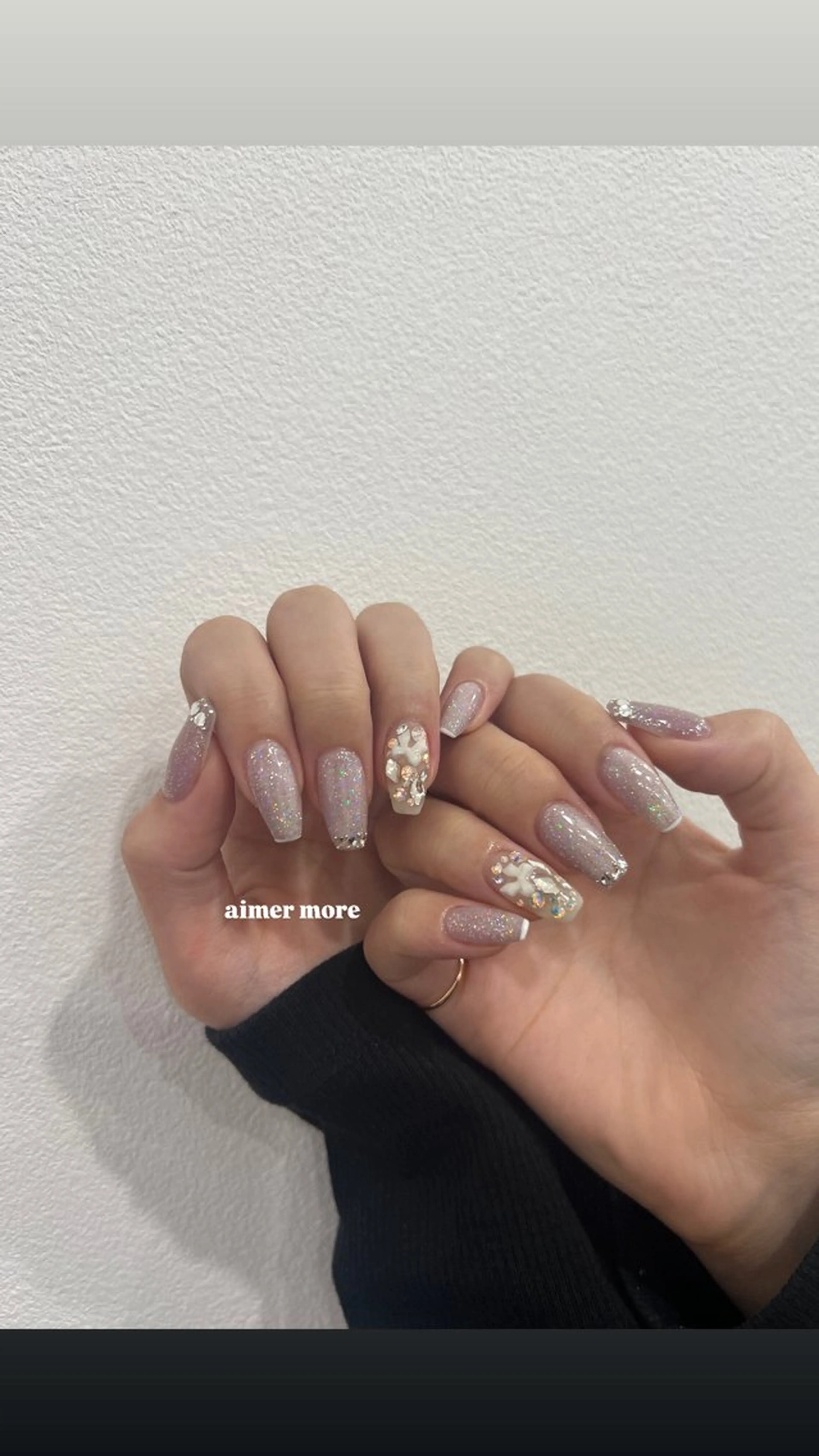 ネイル ハンドネイル NAGISA🧁🎀 持ち込み⌇パラジェルのネイルデザイン