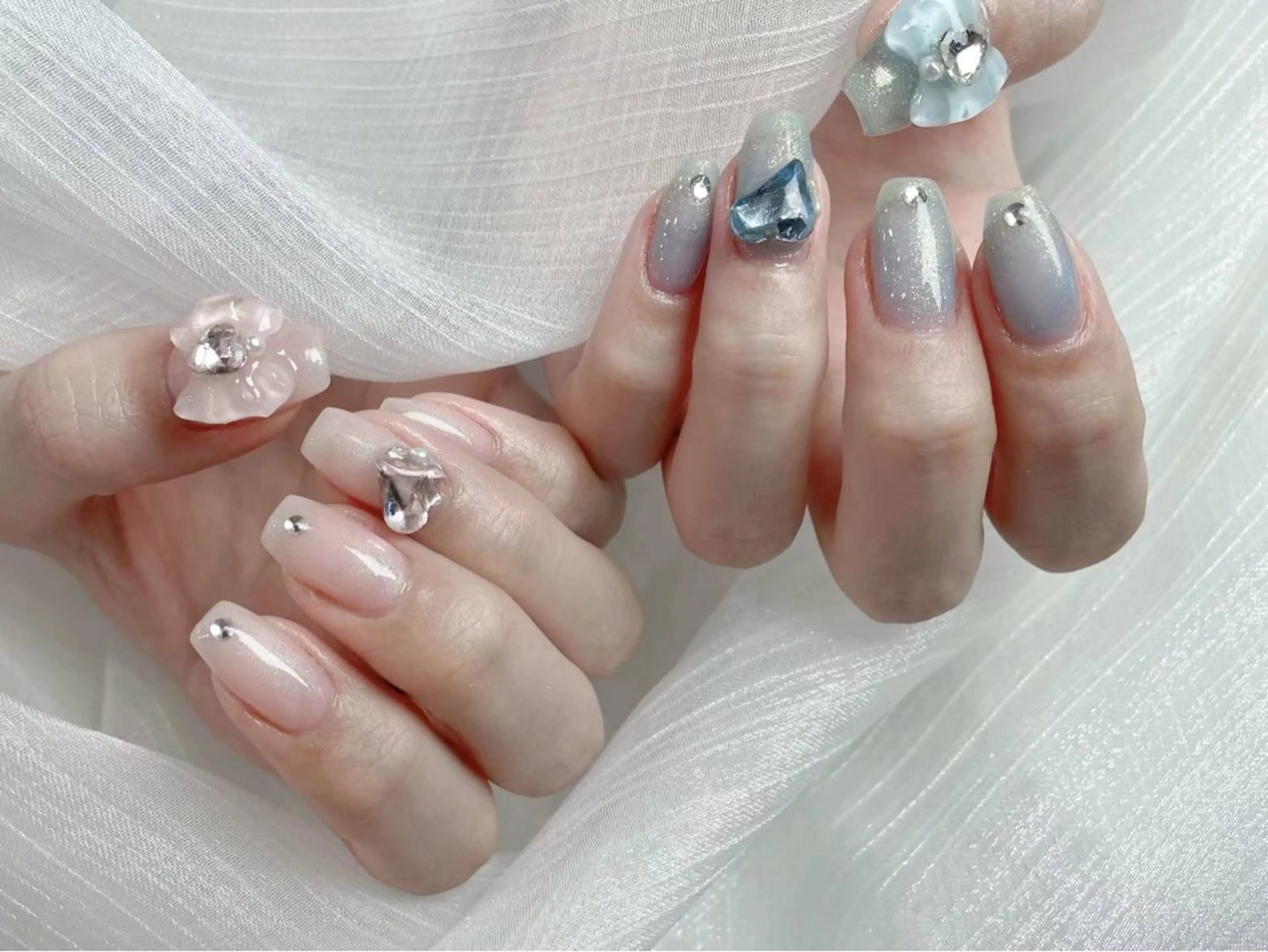 ネイル アートネイル フラワーネイル フットネイル ジェルネイル マグネットネイル Babarla nailのネイルデザイン