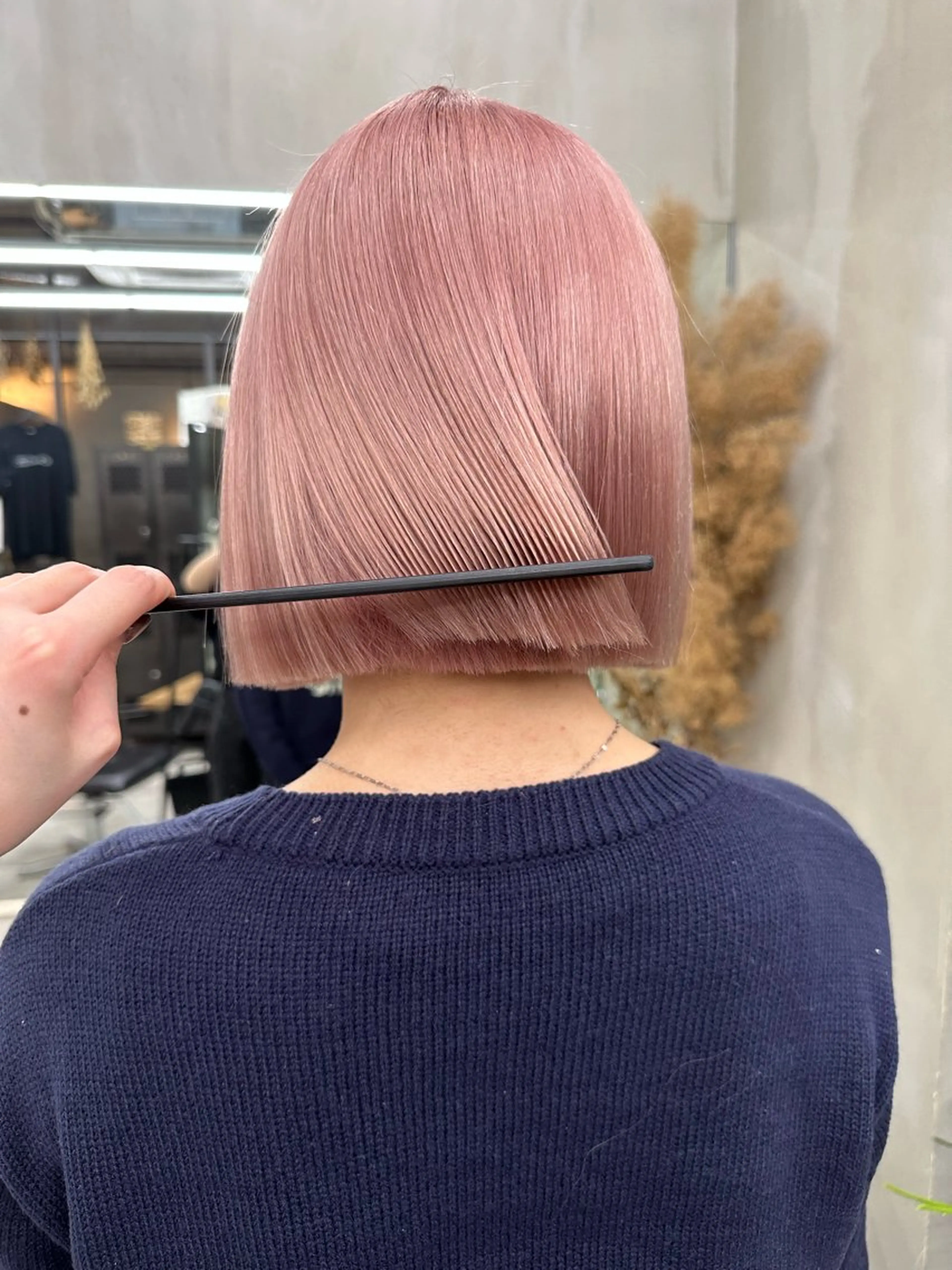 ショート カット ヘアカラー 髪質改善/美髪矯正/ 小顔ボブNANAのヘアスタイル