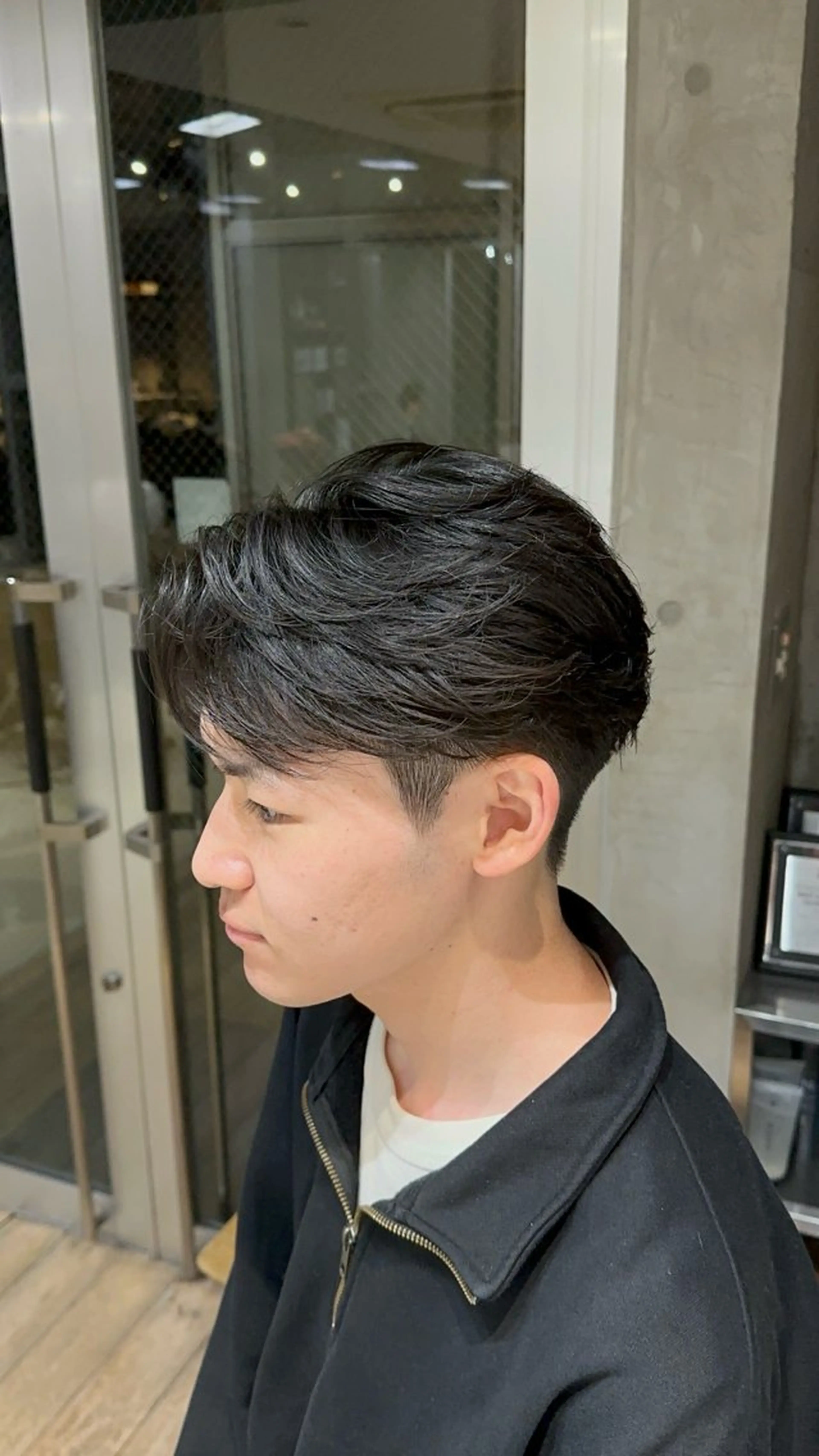 パーマ メンズ カット パーマ fifth原宿 宮部蓮のヘアスタイル
