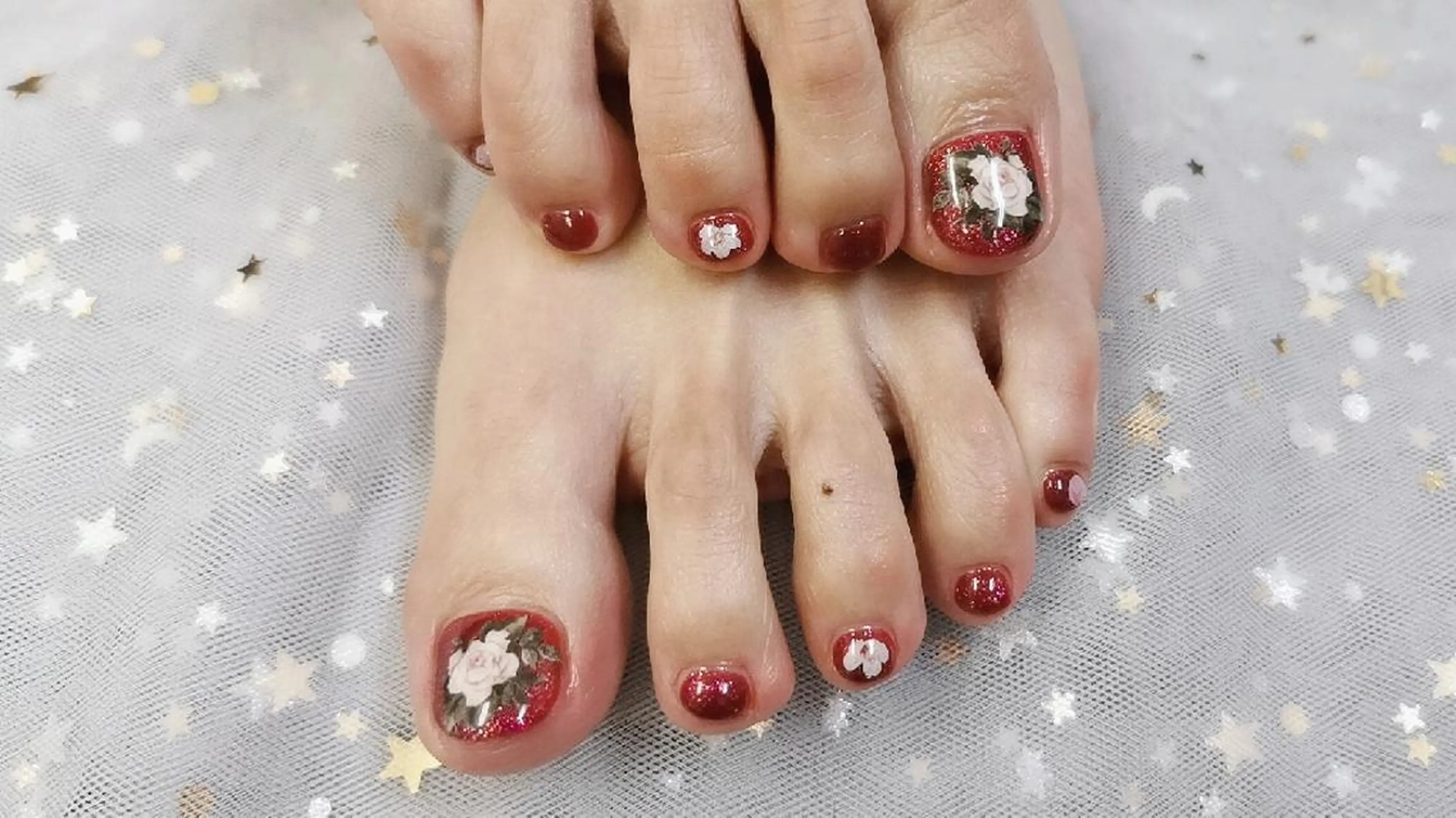 ネイル フットネイル 上福岡 らんらんのネイルデザイン