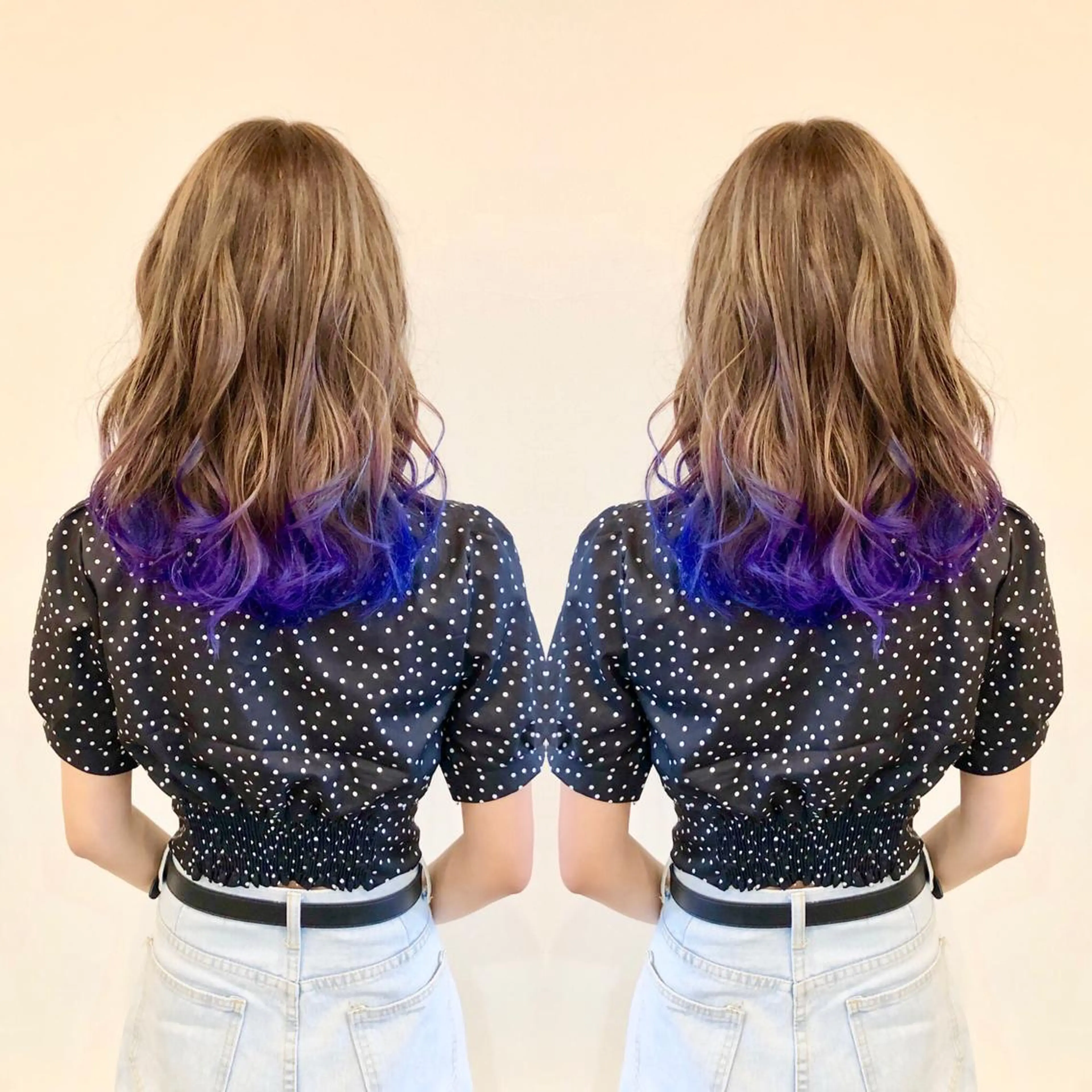 セミロング カラー ヘアカラー 宮下 耕平のヘアスタイル