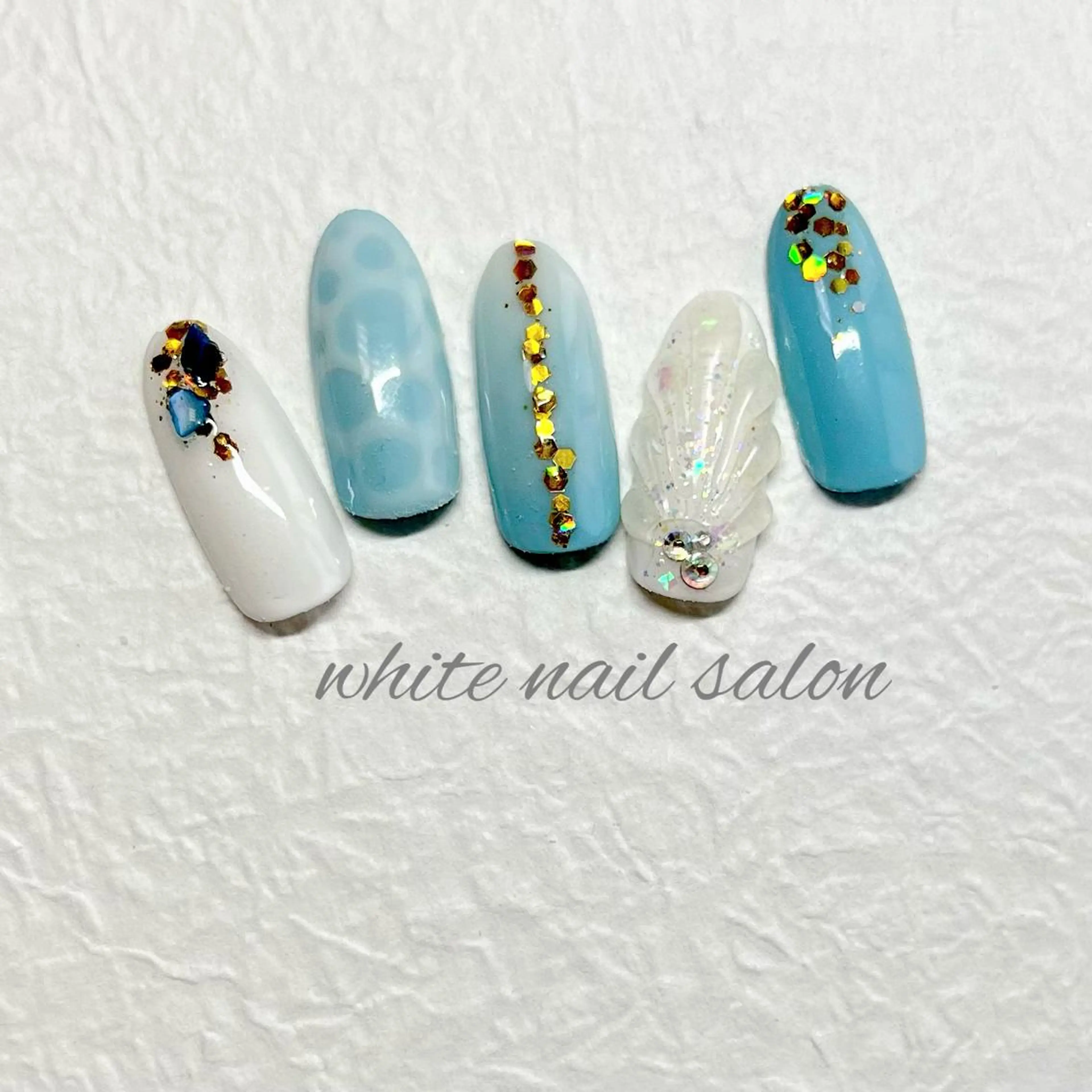 ネイル フットネイル ジェルネイル ハードジェル ラメ(グリッター) 持ち込み ハンドネイル white nail salonのネイルデザイン