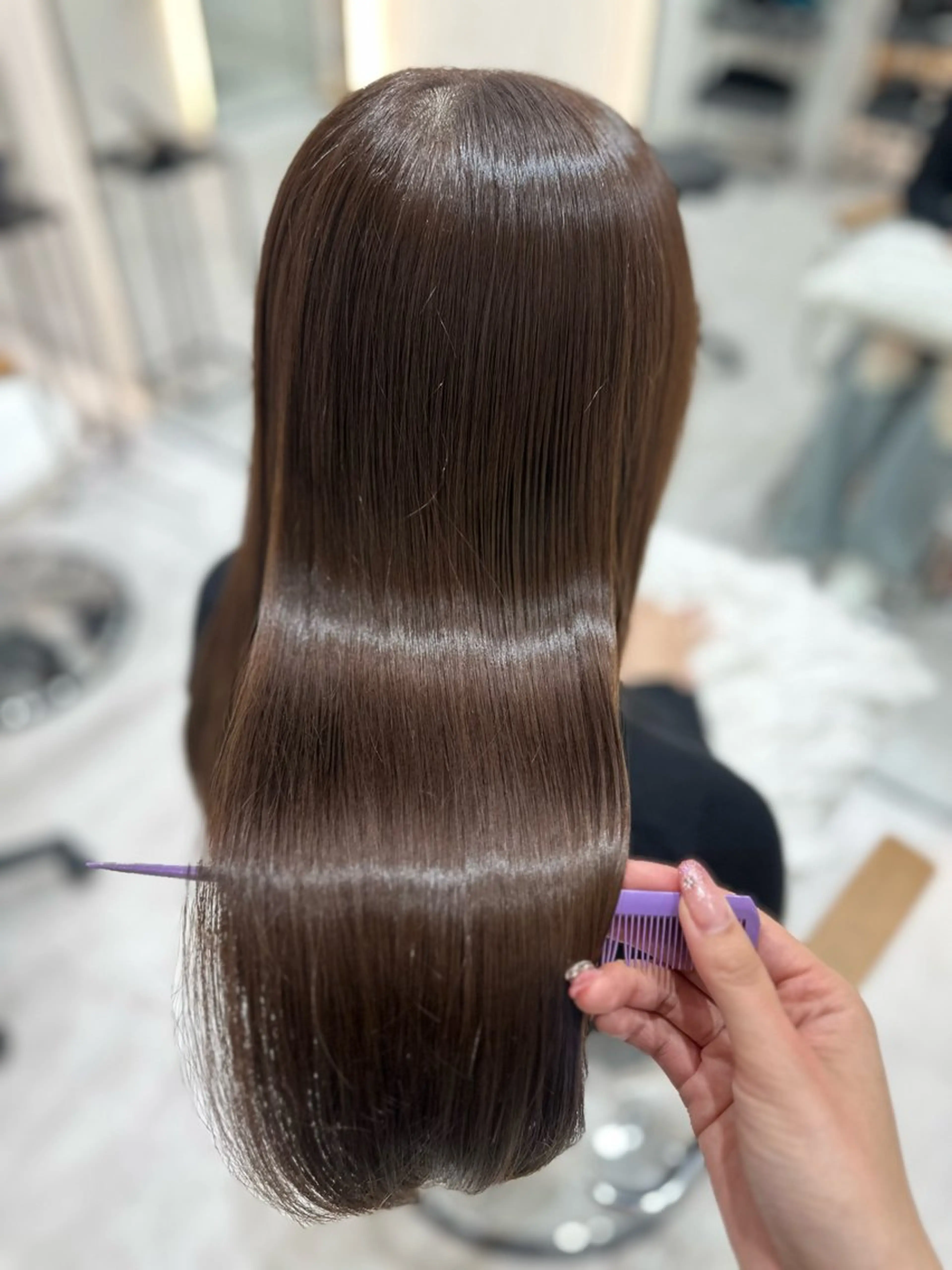 セミロング カラー アディクシーカラー ブリーチ ケアブリーチ デザインカラー ダブルカラー ヘアカラー トリートメント 韓国レイヤーカット/ 顔周りカットtamaのヘアスタイル