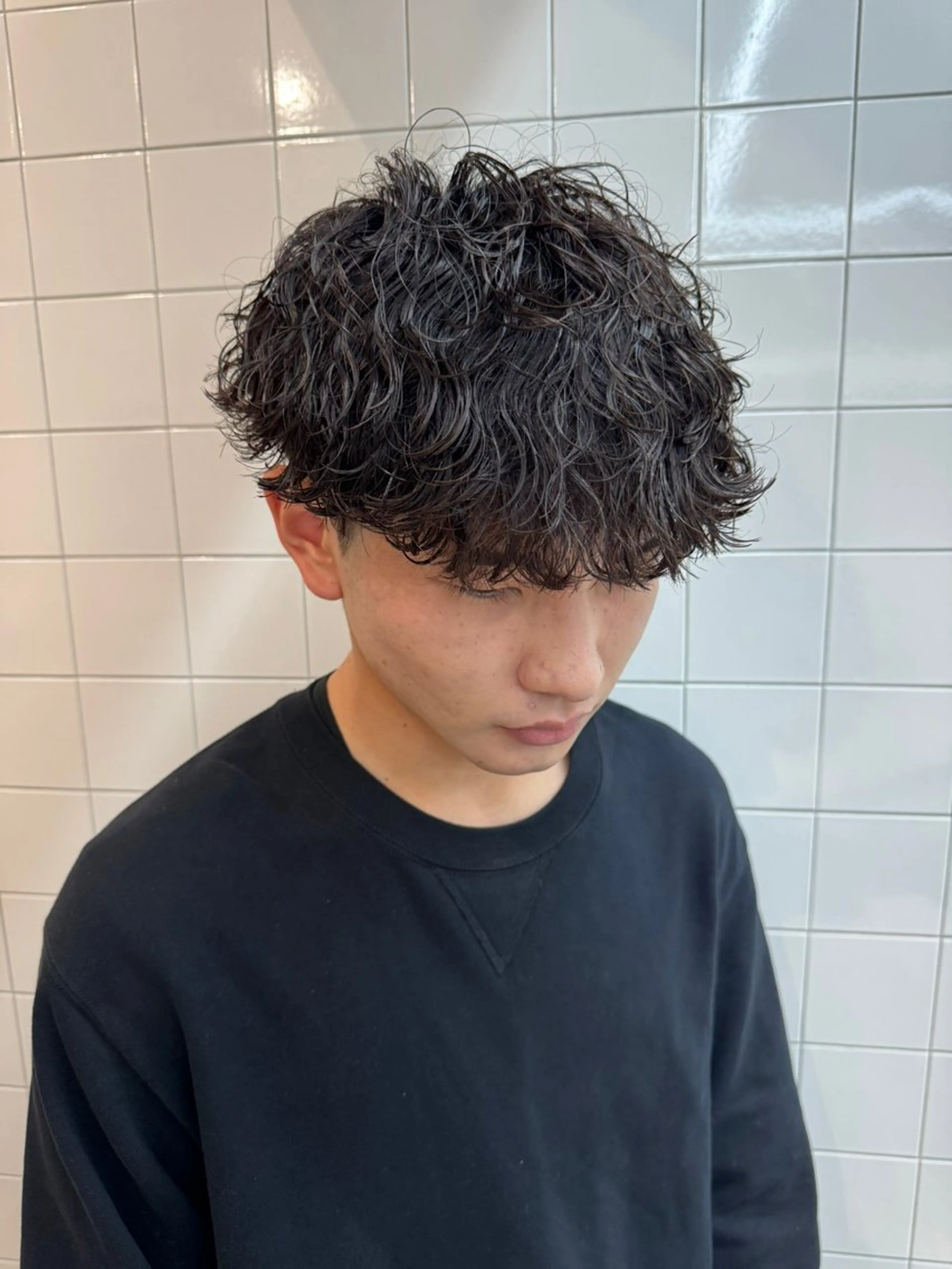 パーマ メンズ メンズパーマ カット パーマ 大宮メンズ特化/パー マ職人/小川藍人のヘアスタイル