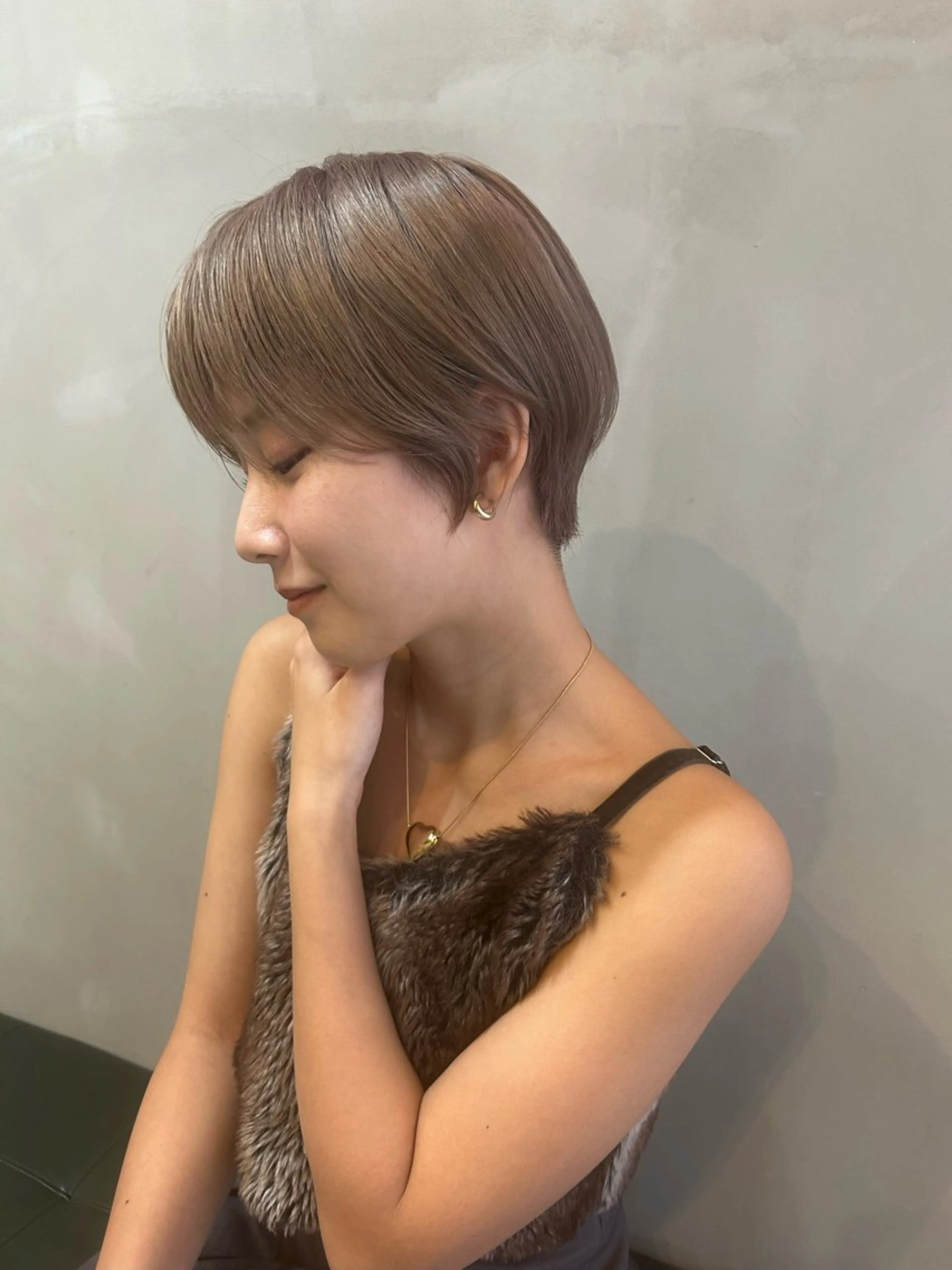 ショート カラー ショート/ボブ/ 心斎橋/宮脇美奈のヘアスタイル