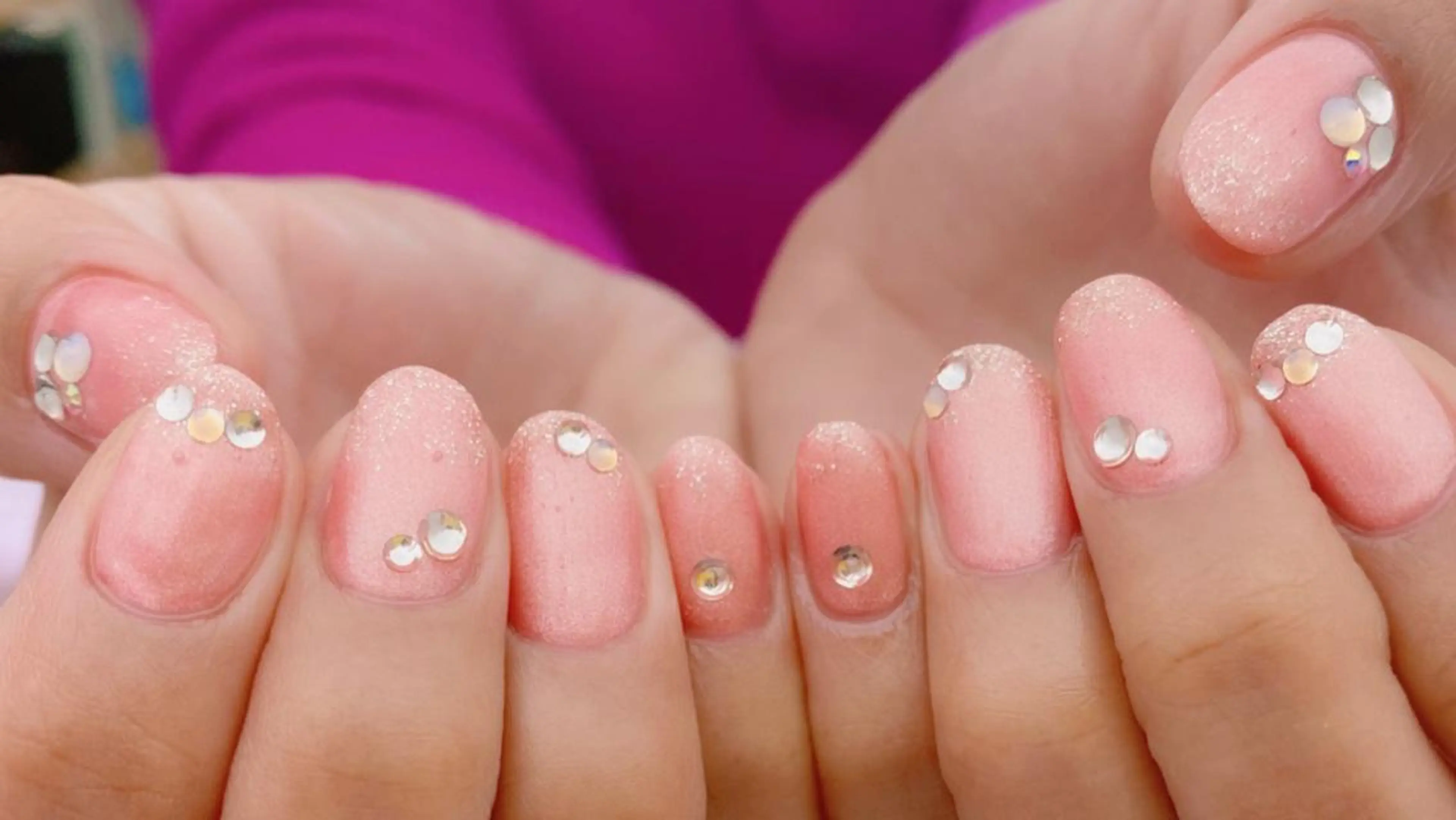ネイル ピンク ハンドネイル ハンドケア u sのネイルデザイン