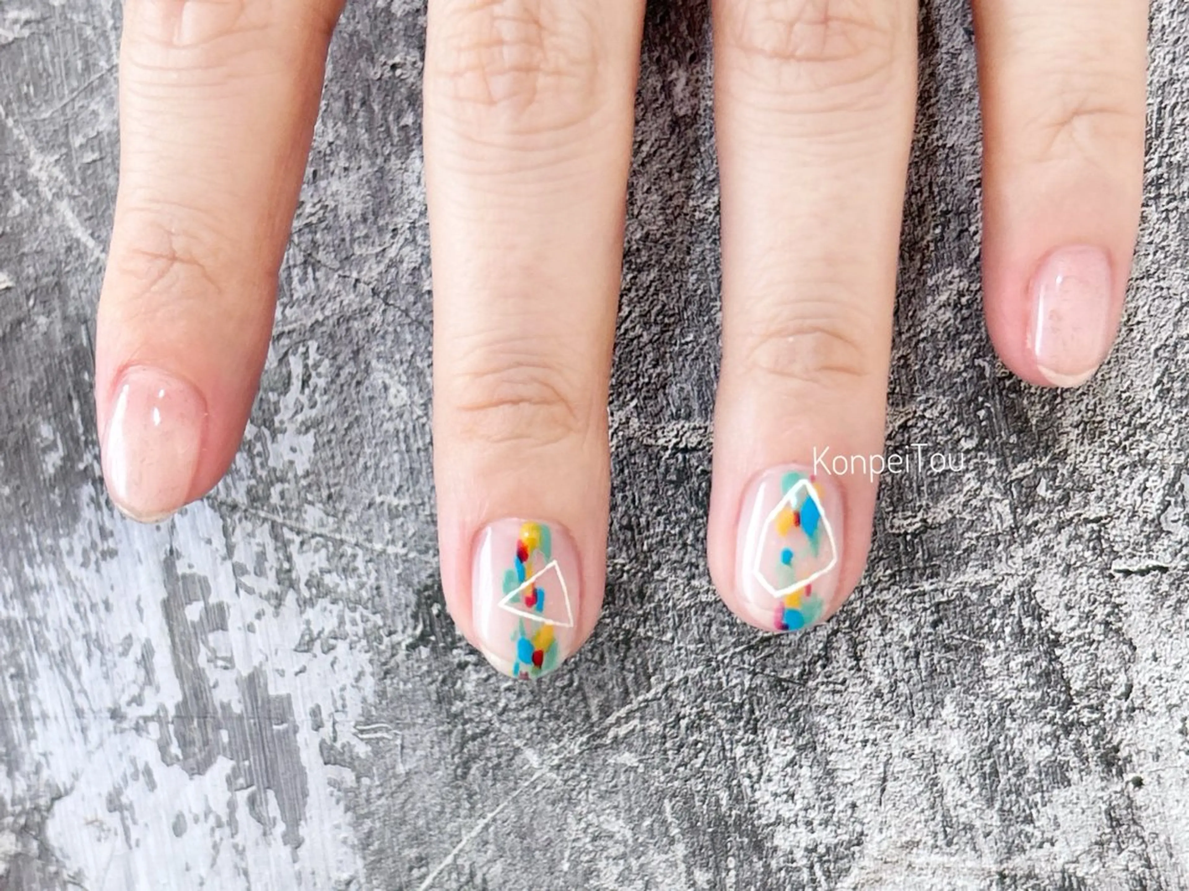 ネイル ハンドネイル おうちのネイルサロン KonpeiTouのネイルデザイン