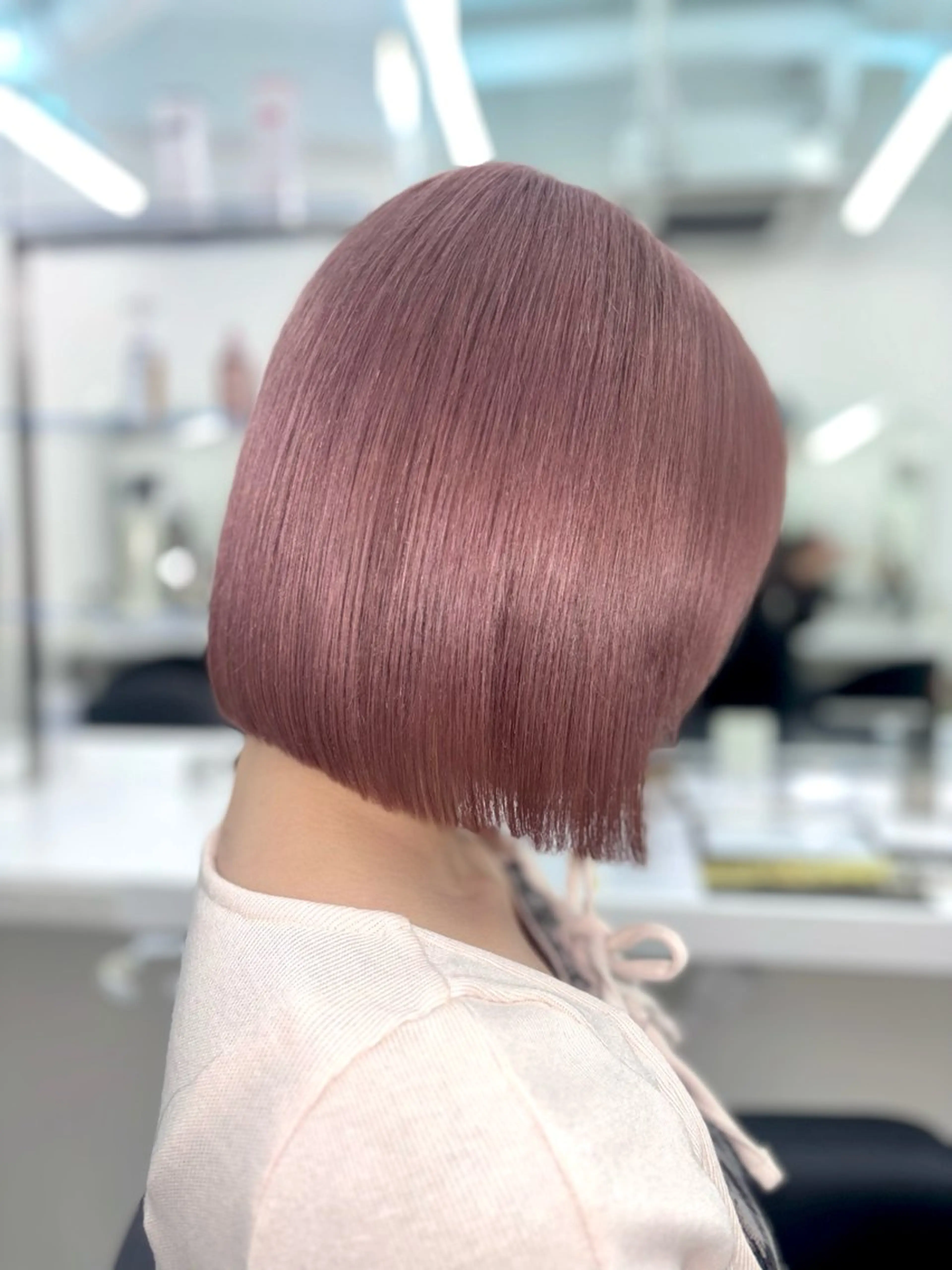 ミディアム カラー ヘアカラー ヘッドスパ ヘアセット 🫧韓国風透明感 ヘア🫧towaのヘアスタイル