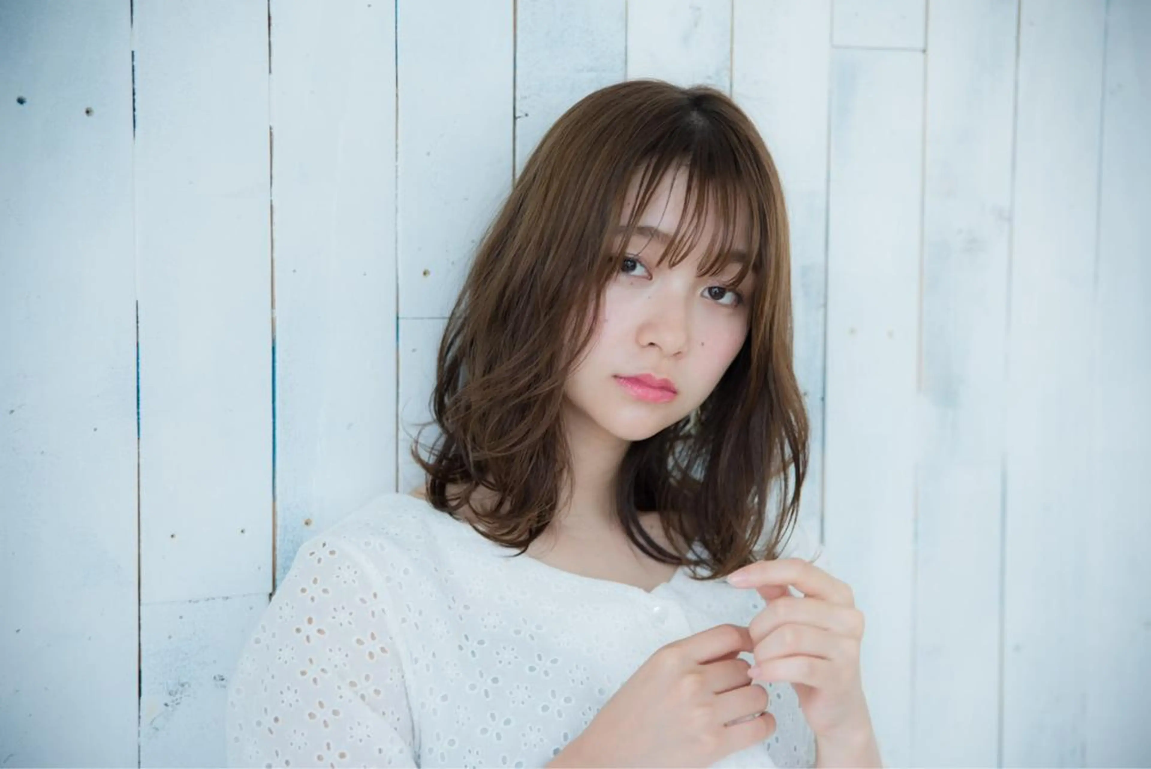 ミディアム カラー ブリーチなし✨艶髪 カラー𓃲YAGIのヘアスタイル