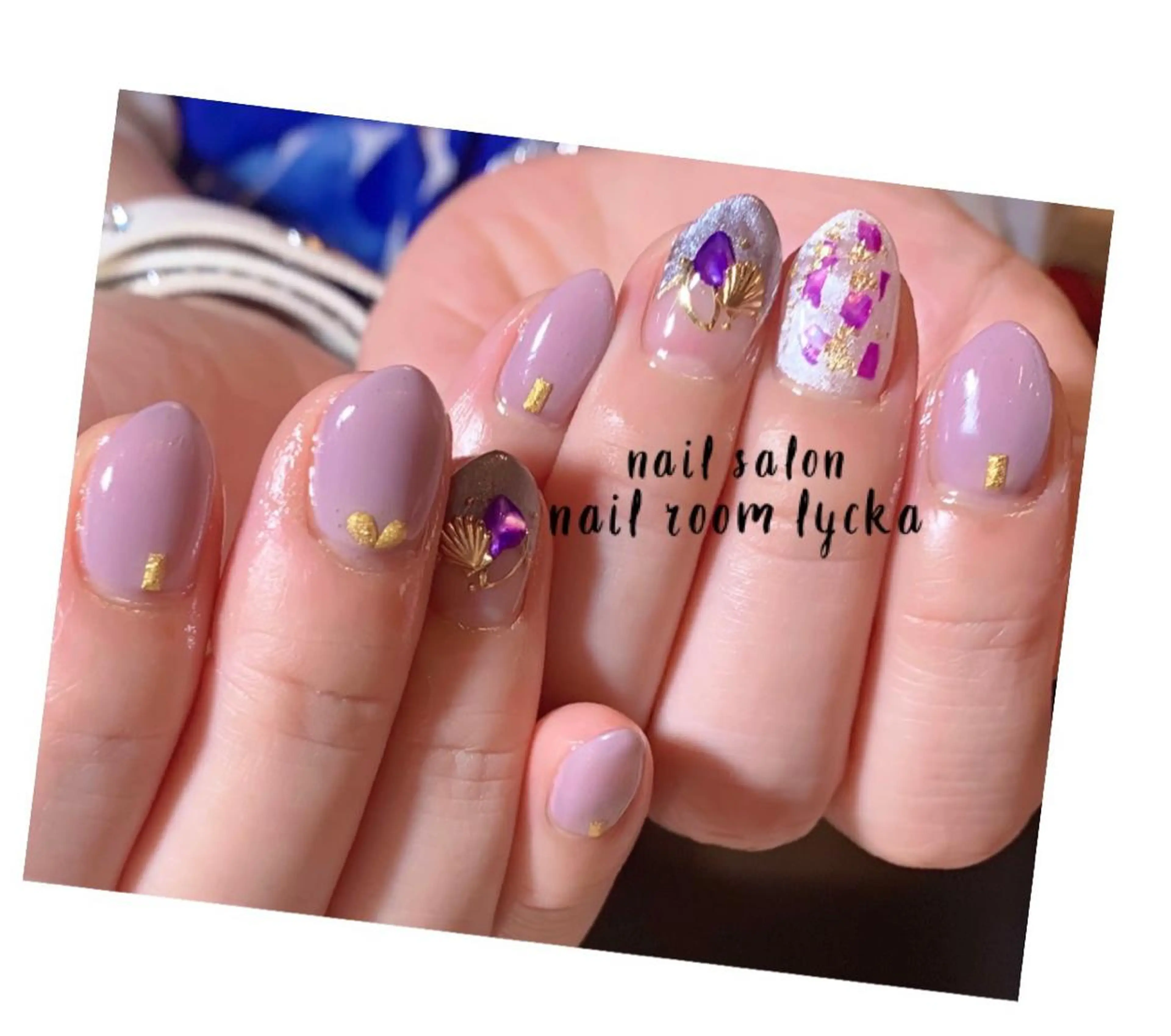 ネイル ﾈｲﾙﾙｰﾑﾘｯｶ 𝐦𝐚𝐲𝐮のネイルデザイン