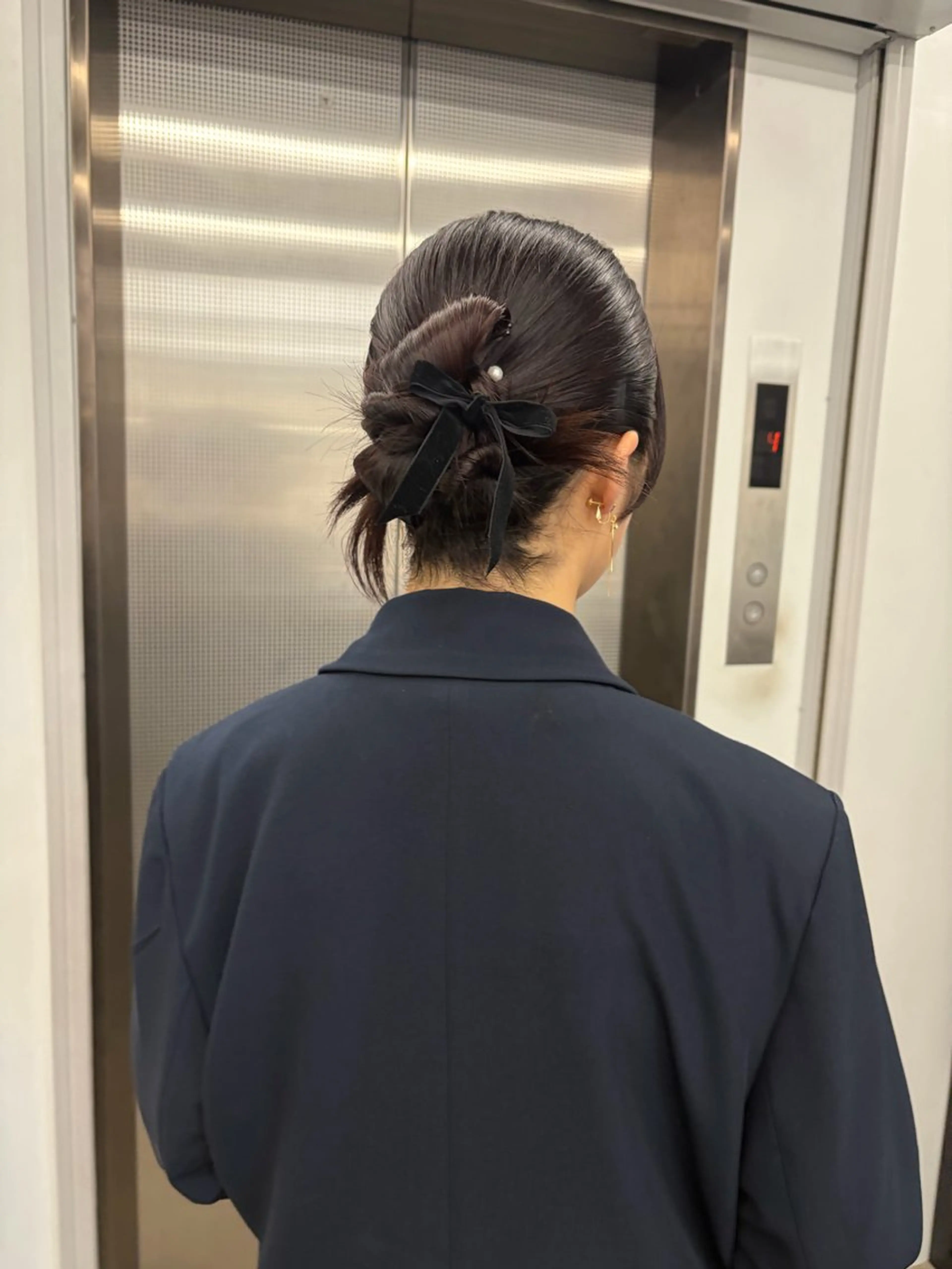 ミディアム ヘアアレンジ ヘアセット Nico☺︎🎀YU パーマ/ブリーチのヘアスタイル