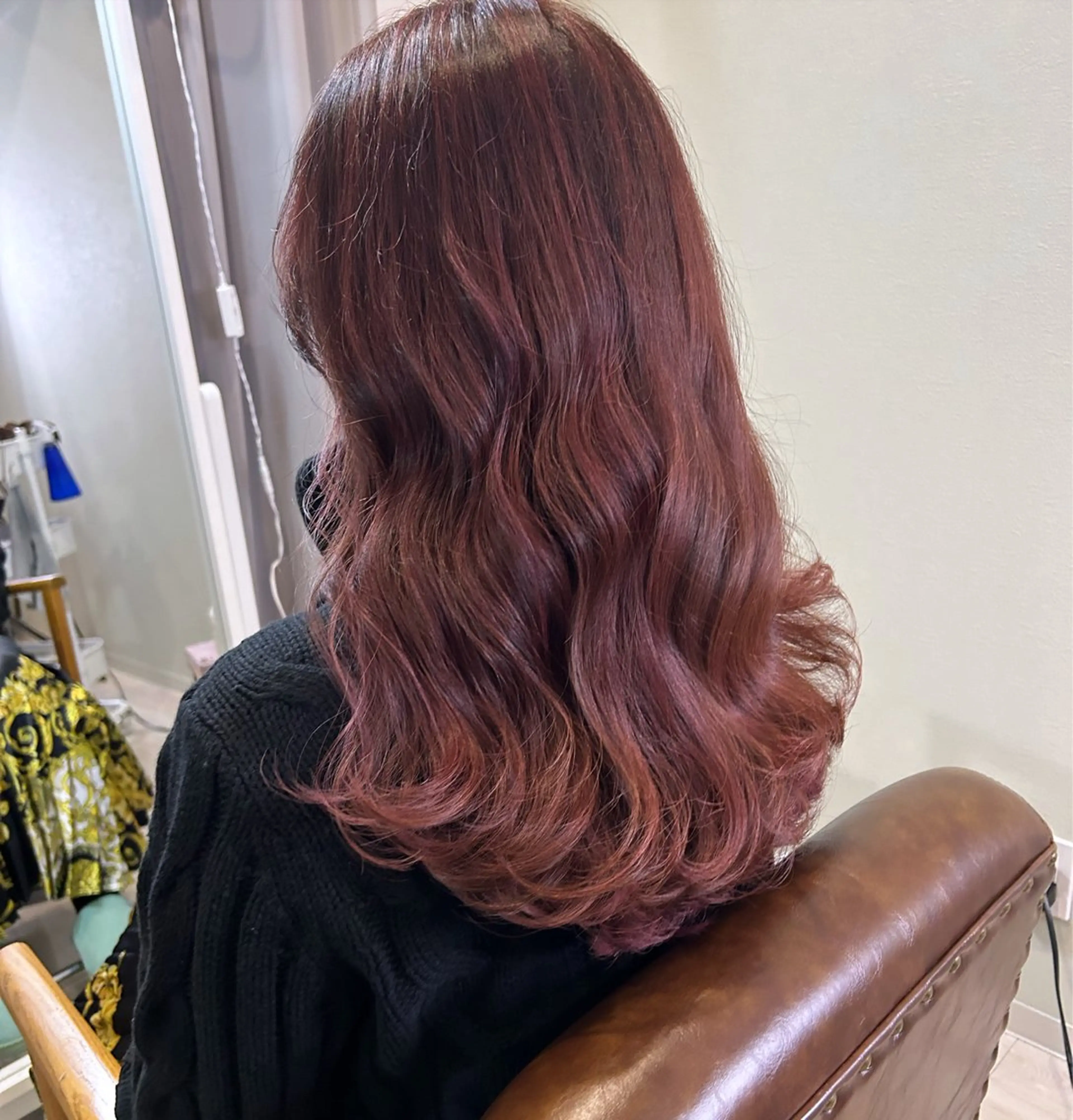 ロング ハイライト Vivie.所属・新都心個室サロン/ 古波蔵美奈のヘアスタイル