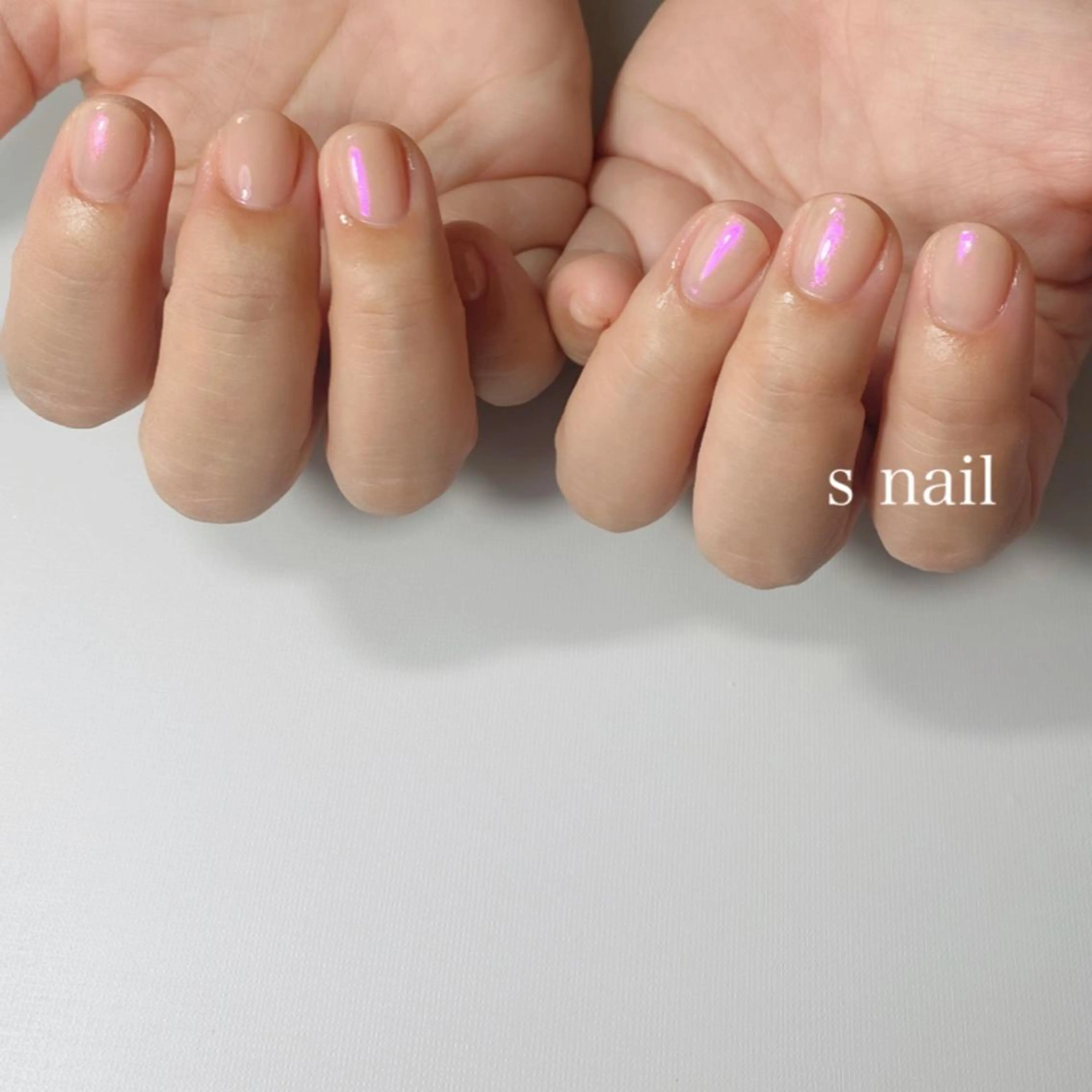 ネイル ワンカラーネイル s nail さとよしみゆきのネイルデザイン