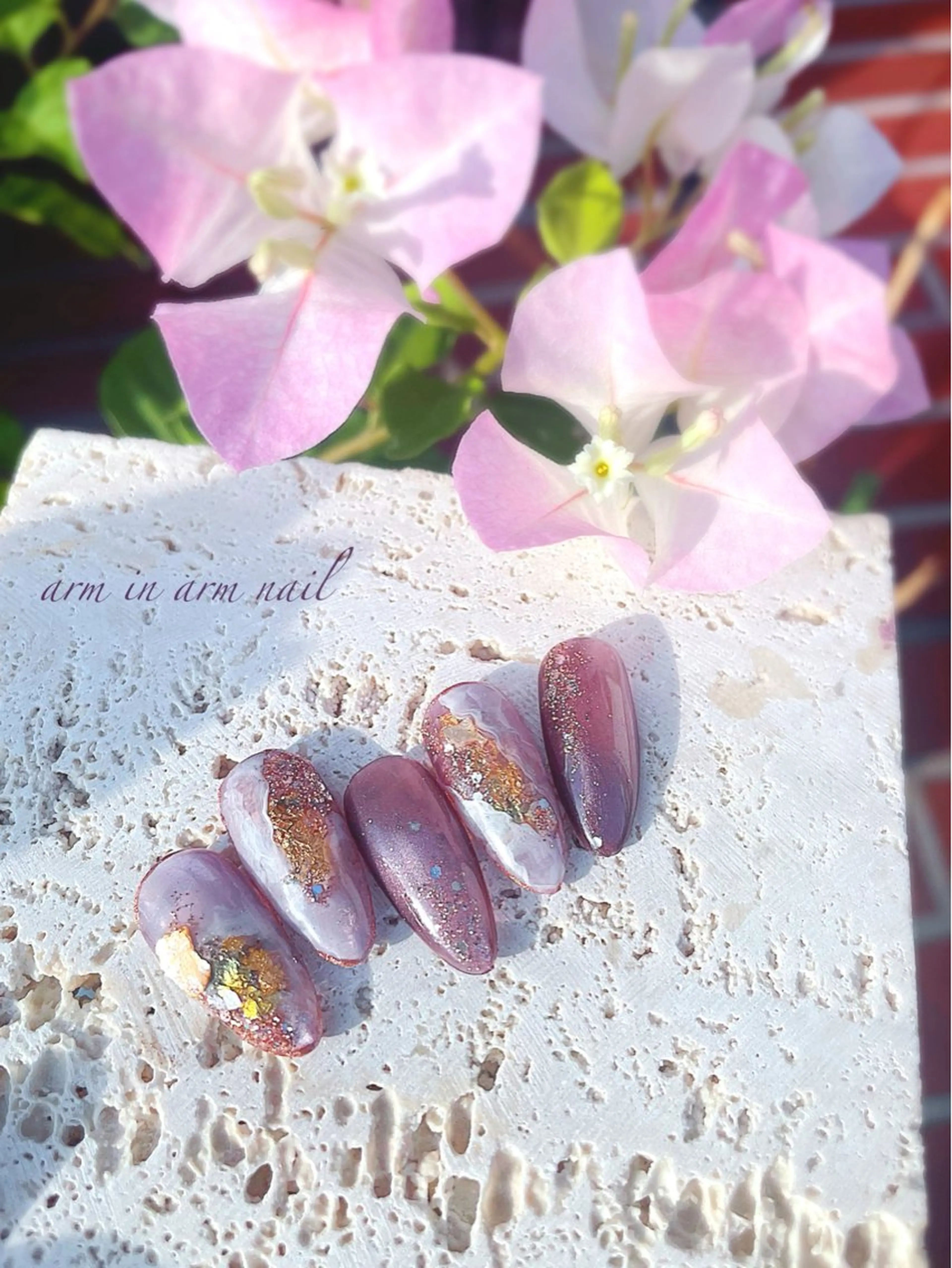 ネイル arm in arm ︎✿Yamamotoのマツエク・マツパデザイン