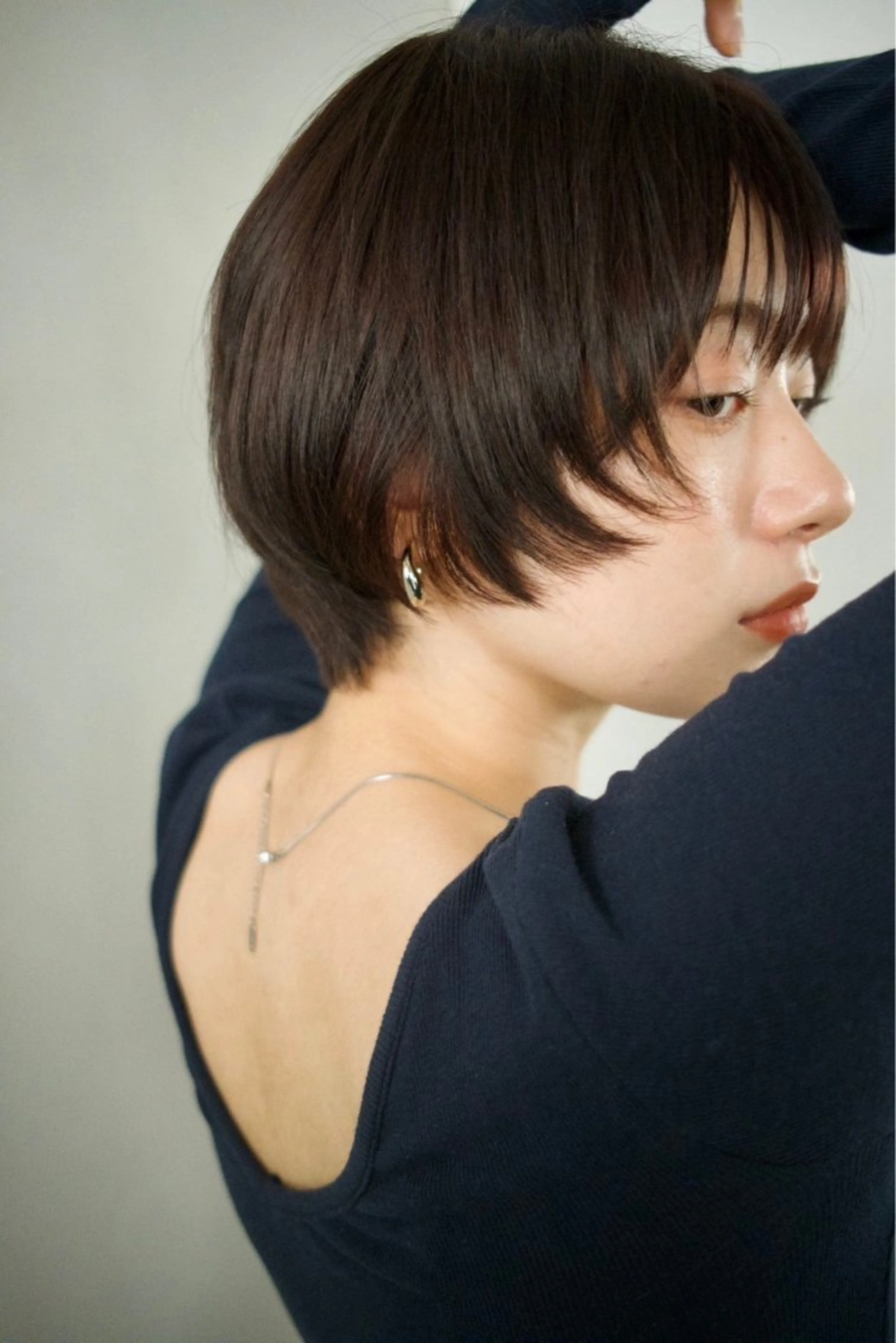 ショート 透明感カラー/似合わ せカット/大島実加永のヘアスタイル