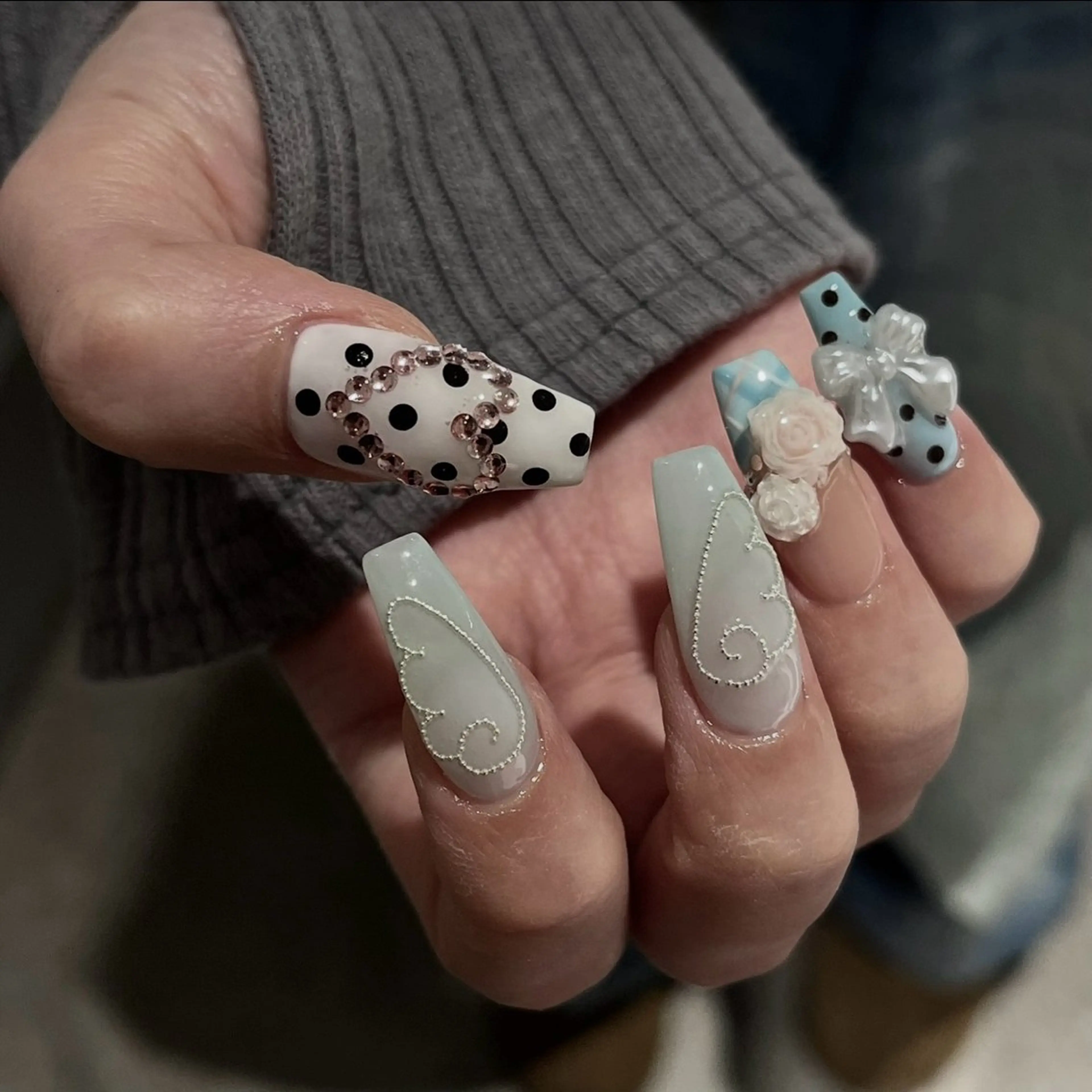 《オフ込み》【フルチップ10本長さだし】💎💎120分アート💎💎の写真