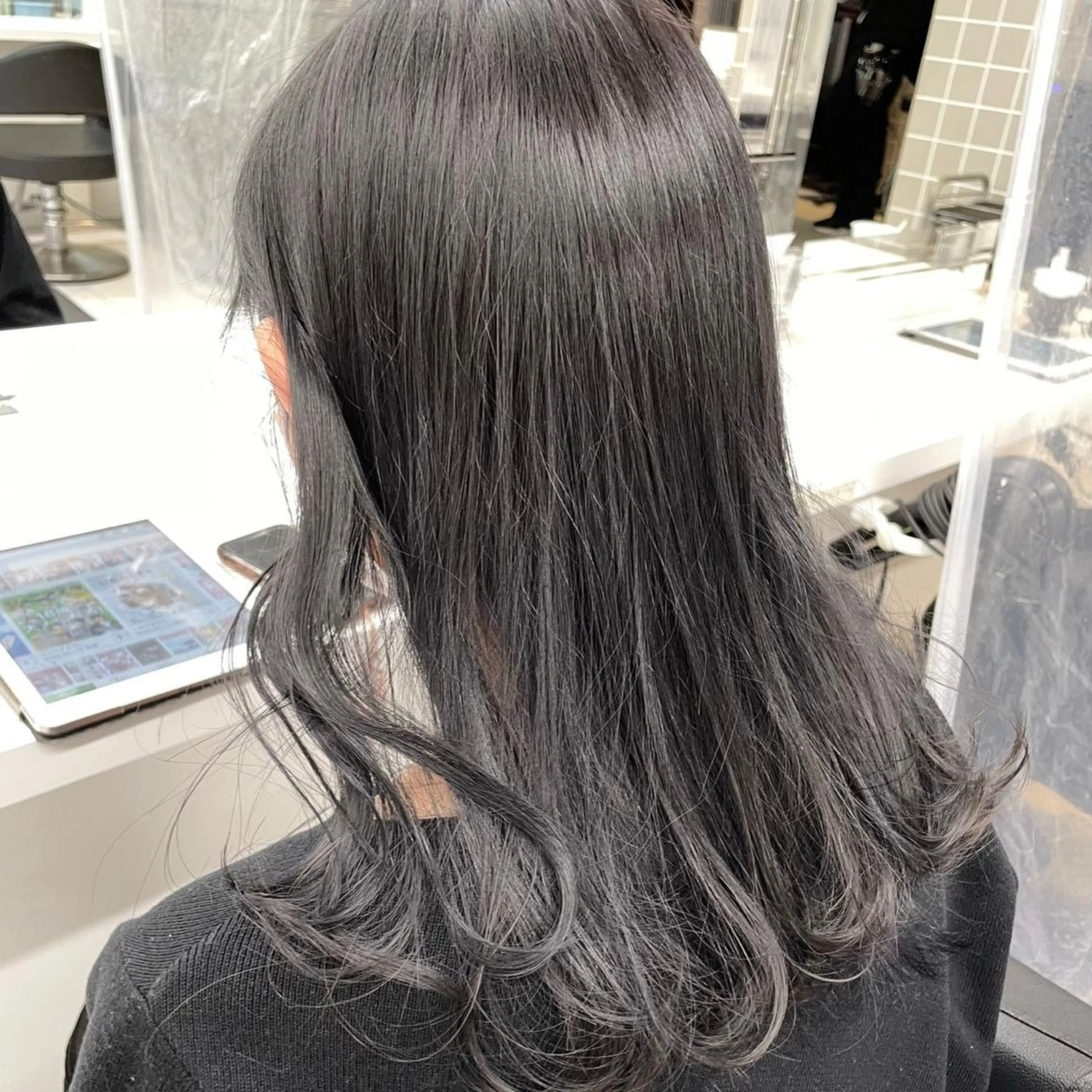 ロング カラー men's特化 値段以上の仕上がりにのヘアスタイル