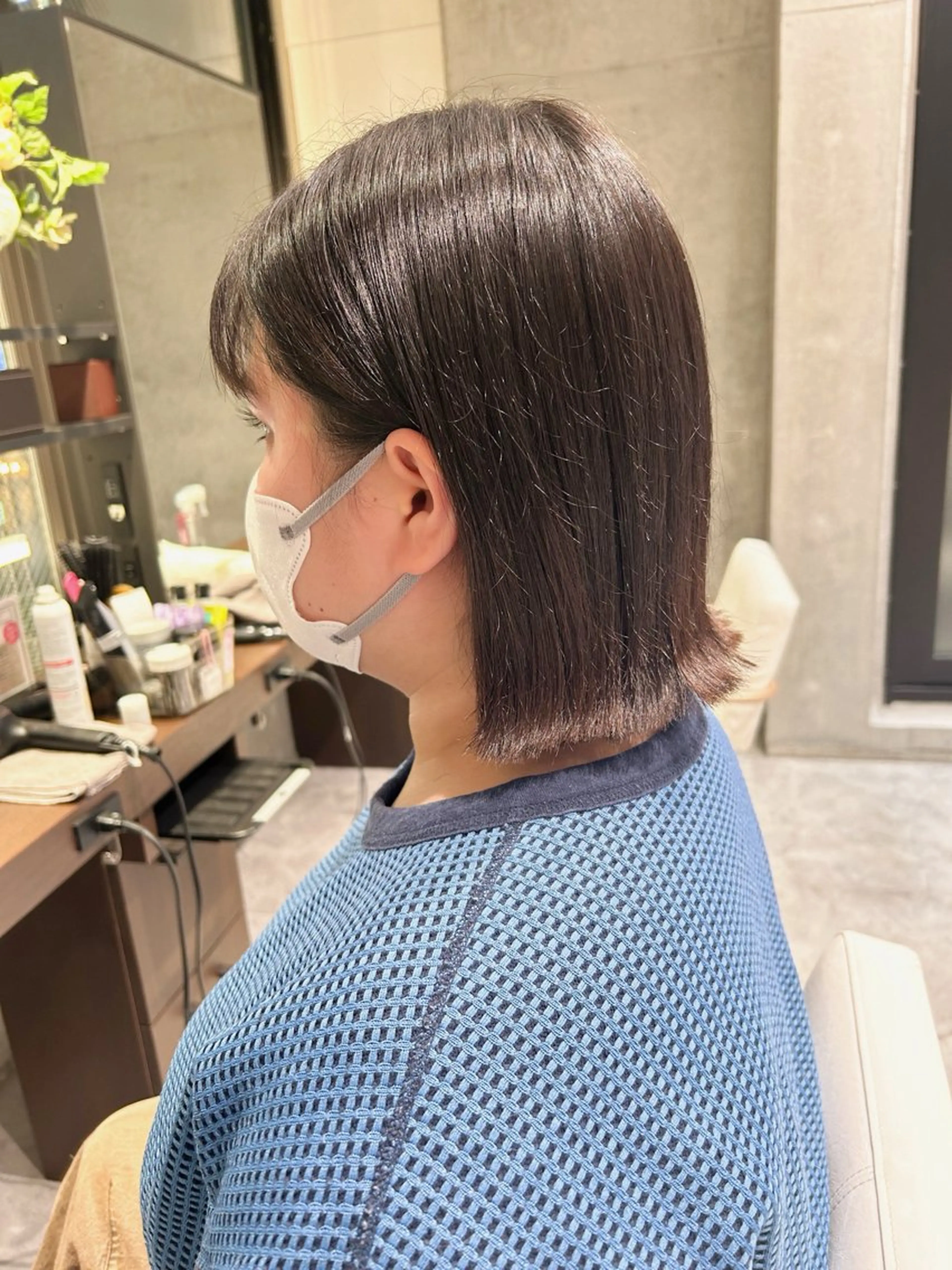 ショート 🫧透明感イルミナ カラー🫧三浦菜々子のヘアスタイル