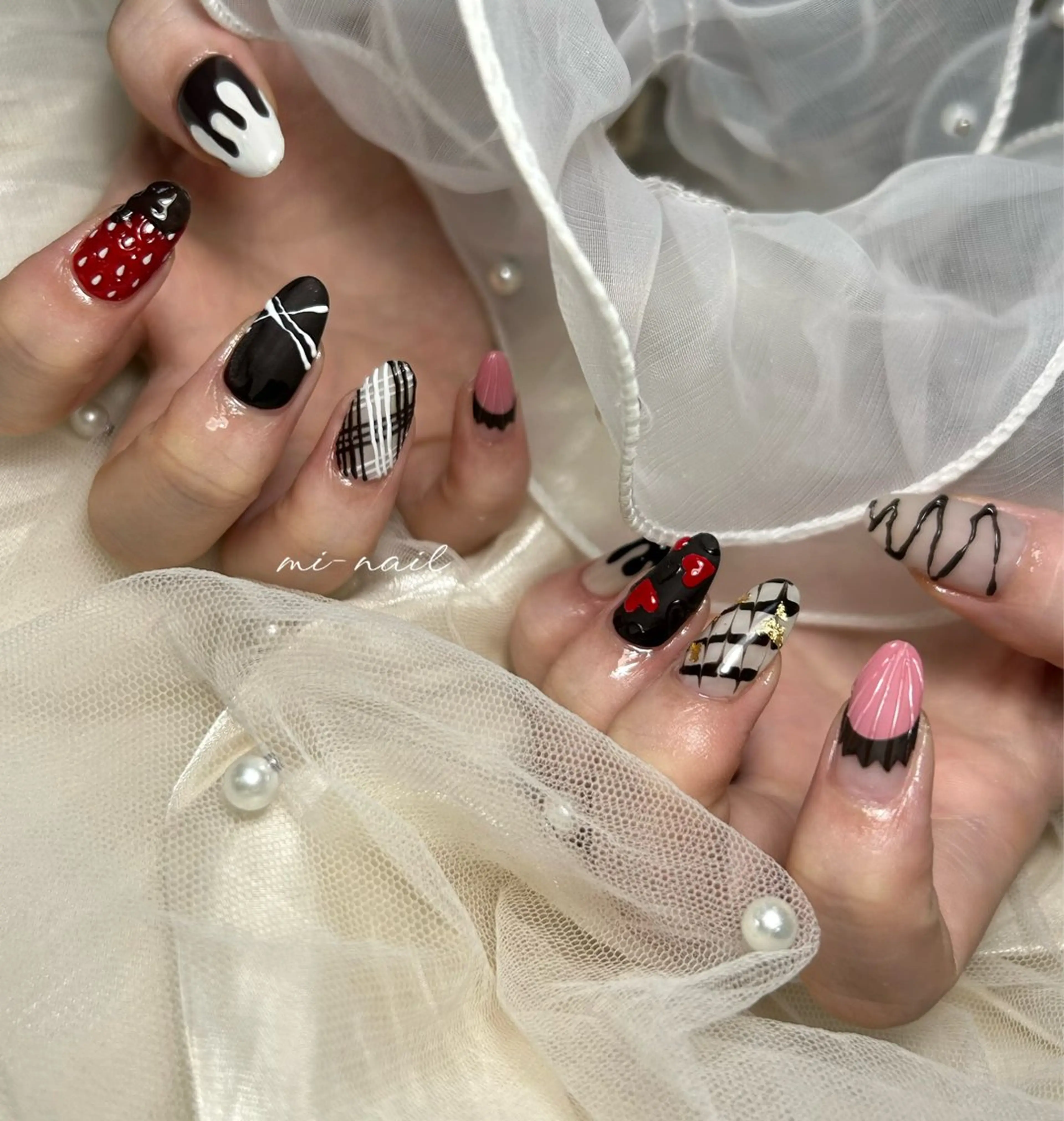 ネイル ハンドネイル ..mi-nail ..のネイルデザイン