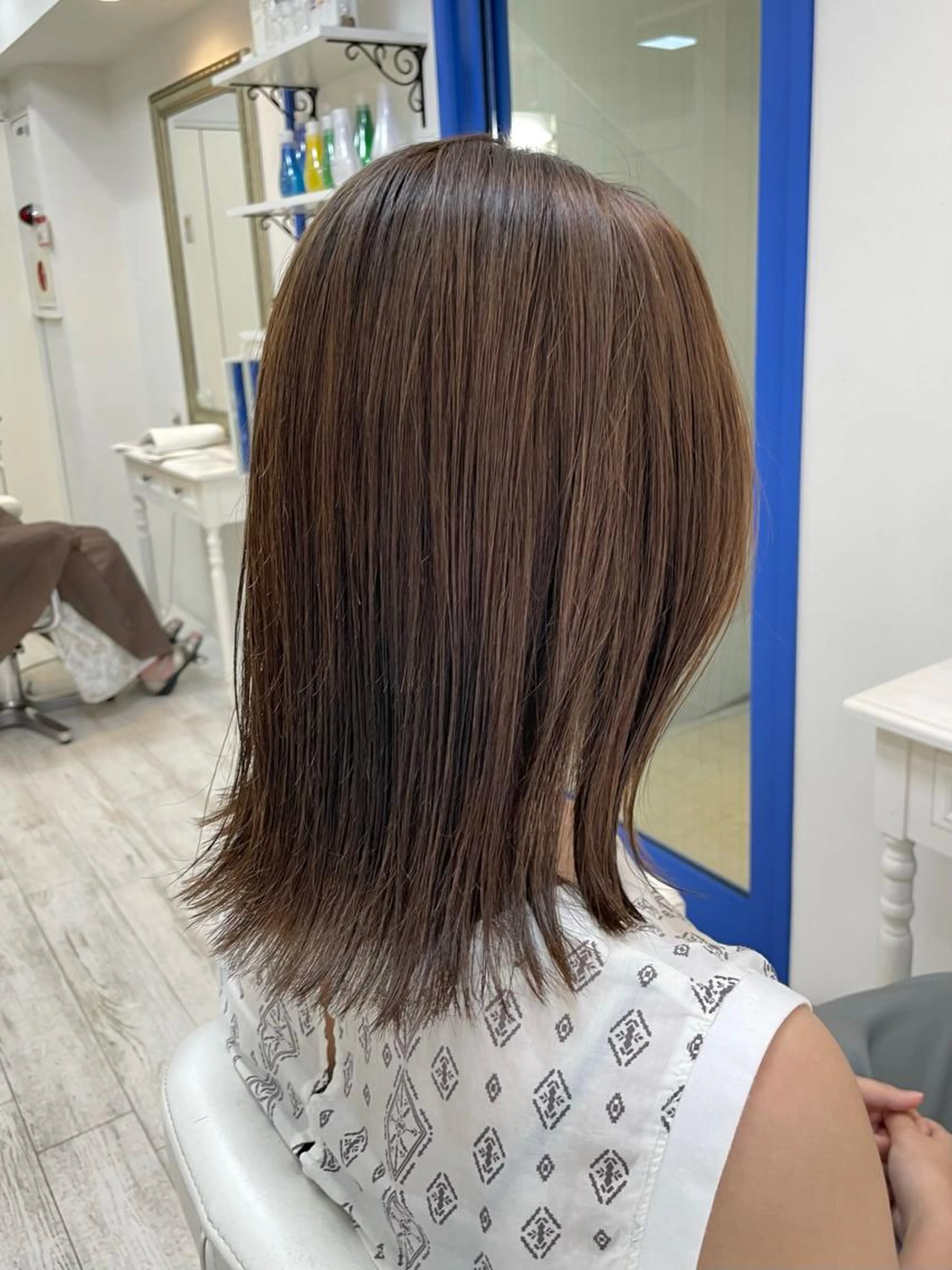 カット＋縮毛矯正の写真