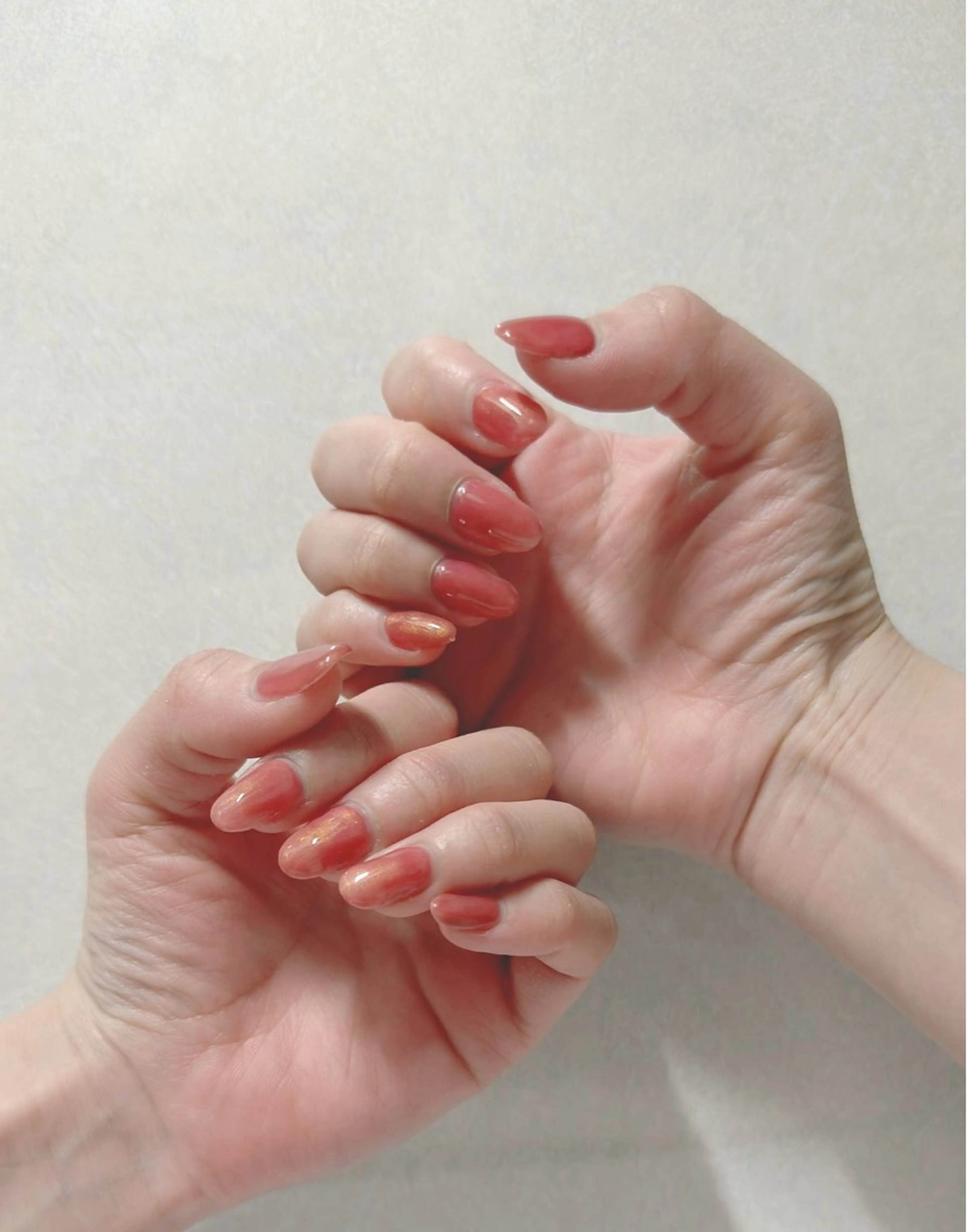 ネイル ジェルネイル ワンカラーネイル ハンドネイル Hamada Hinaのネイルデザイン