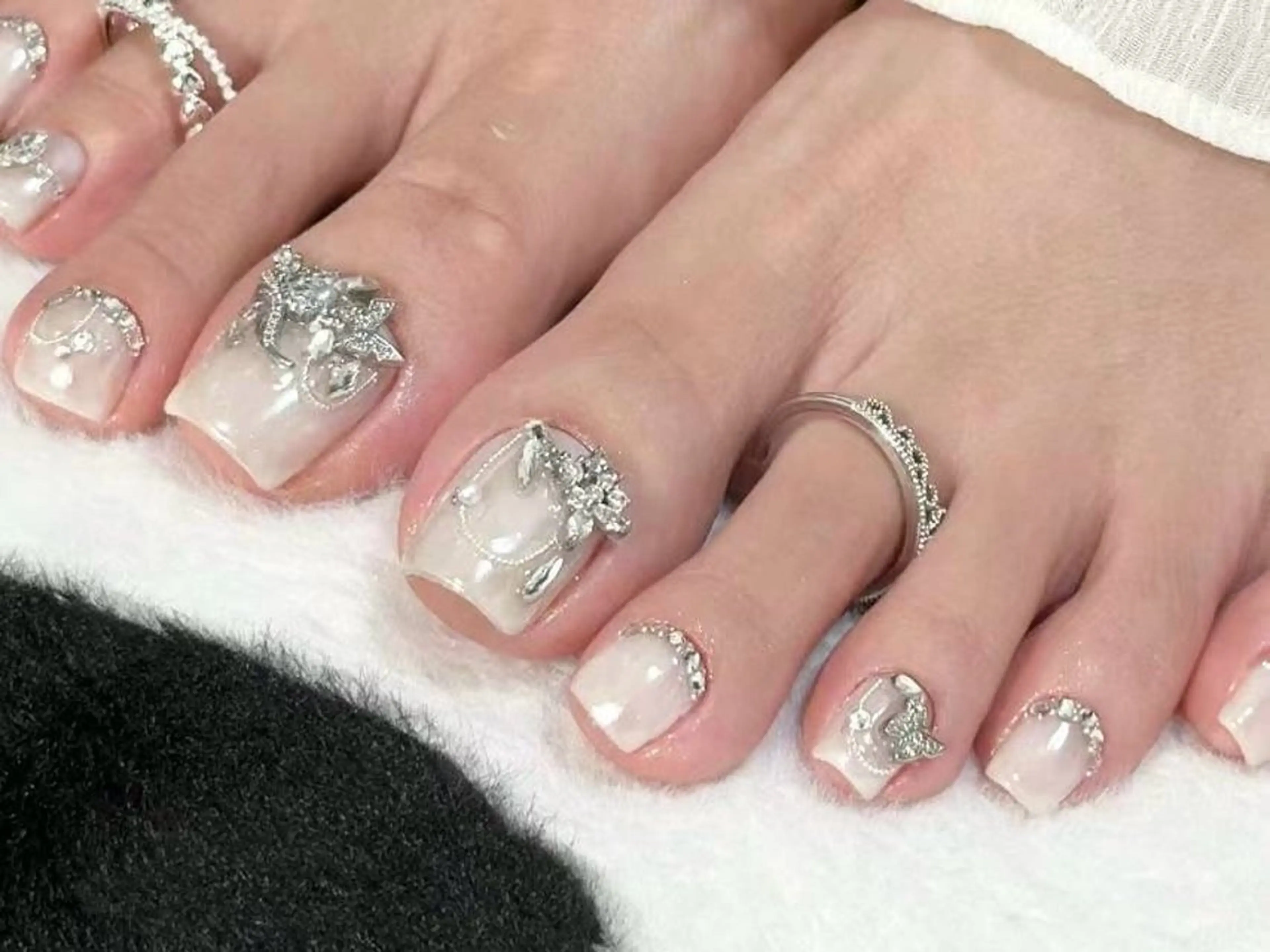 ネイル アートネイル フラワーネイル フットネイル ジェルネイル マグネットネイル Babarla Nailのネイルデザイン