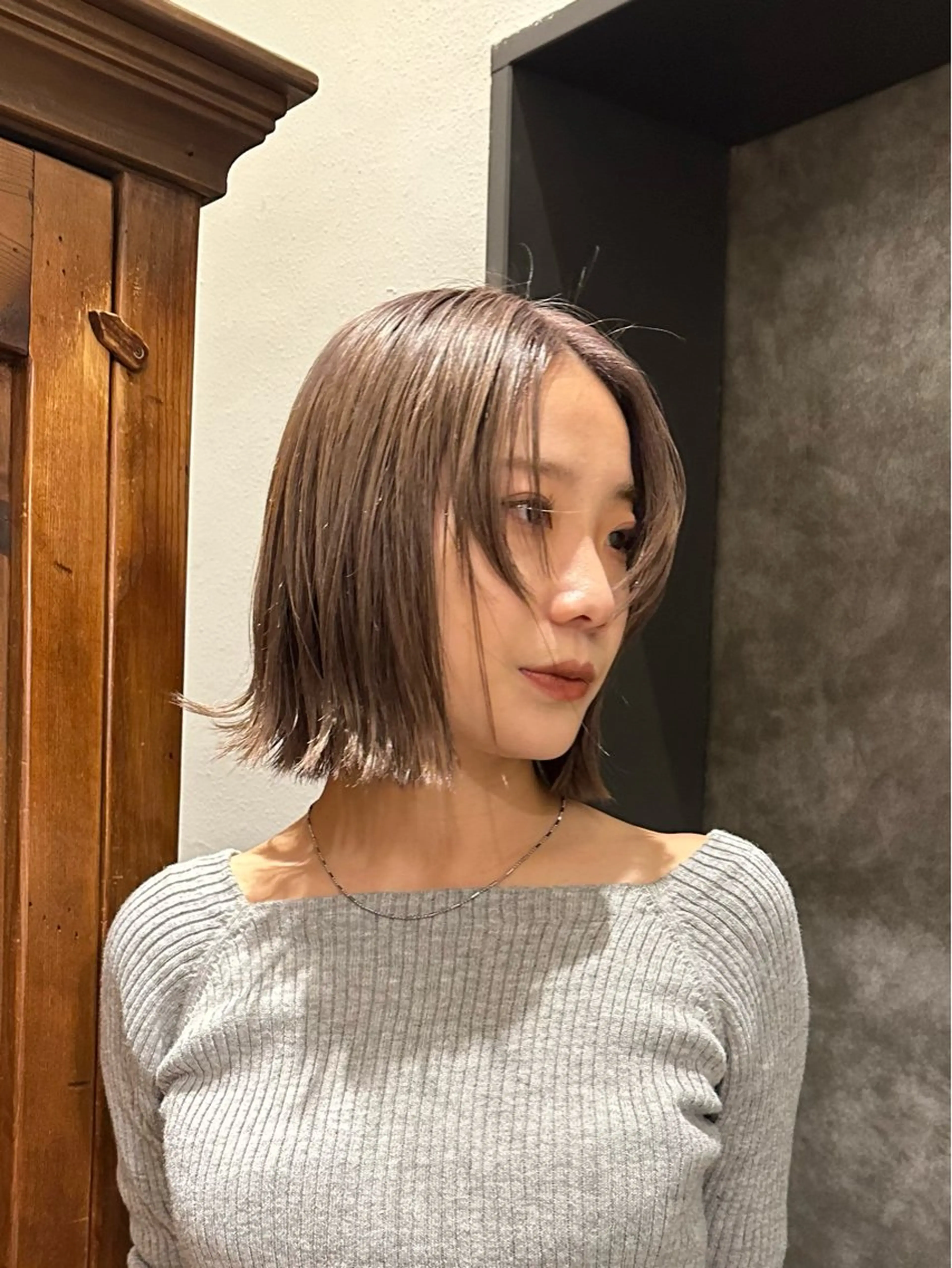 ミディアム カラー 似合わせカット 🌿‬しゃらのヘアスタイル