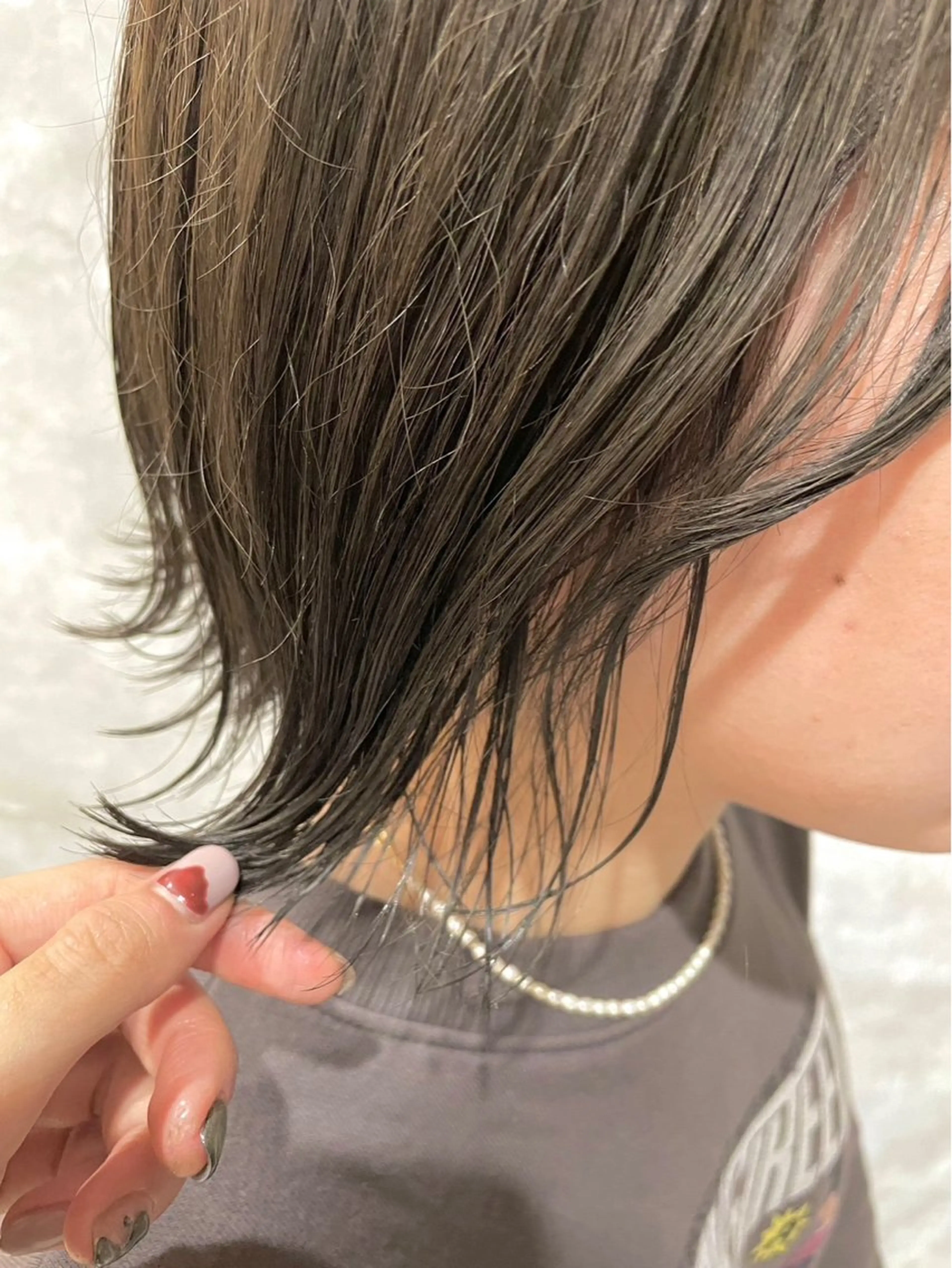 カラー ヘアカラー トリートメント 岡本 あおいのヘアスタイル