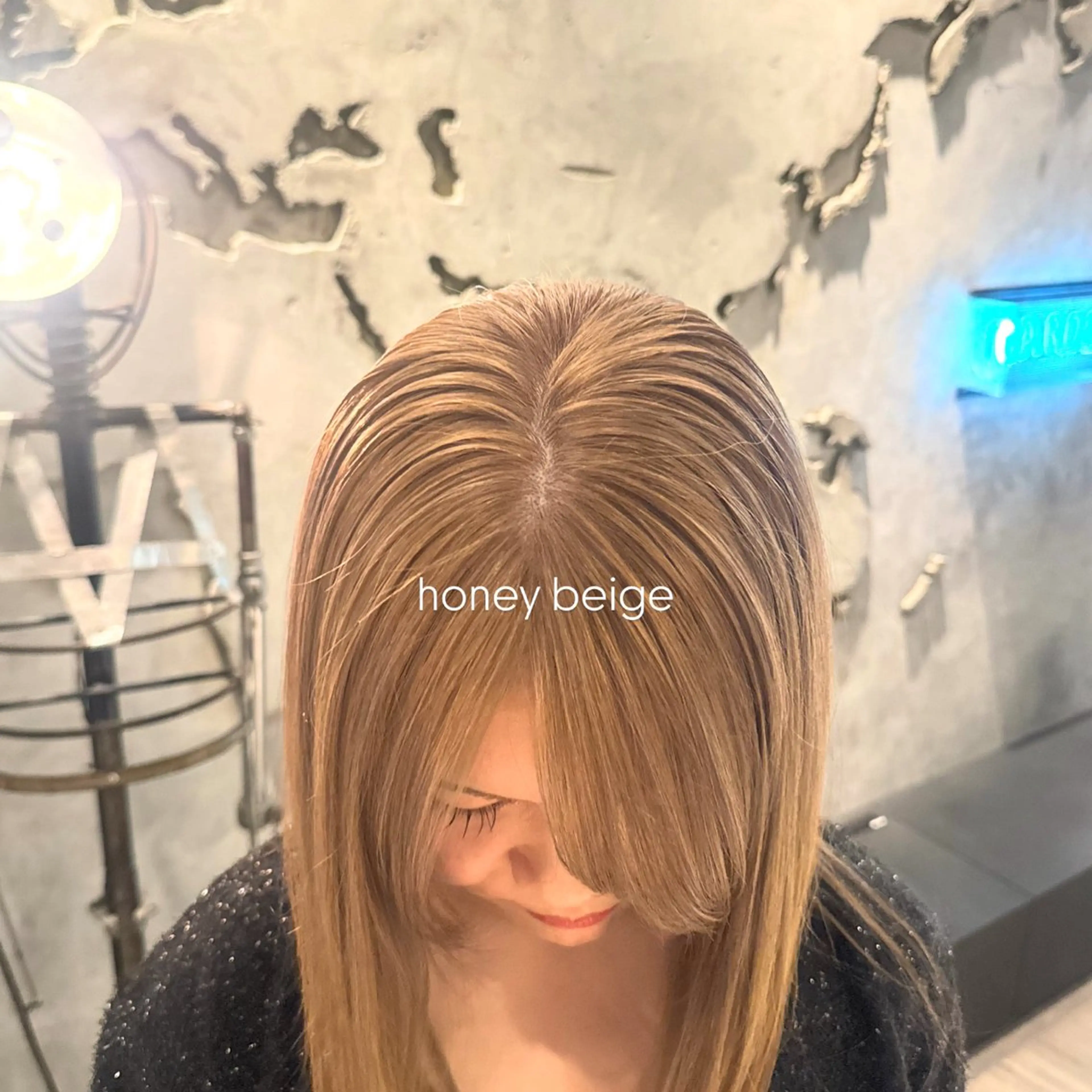 ミディアム カラー 暖色/ブリーチカラー 🍊 yu-na.のヘアスタイル