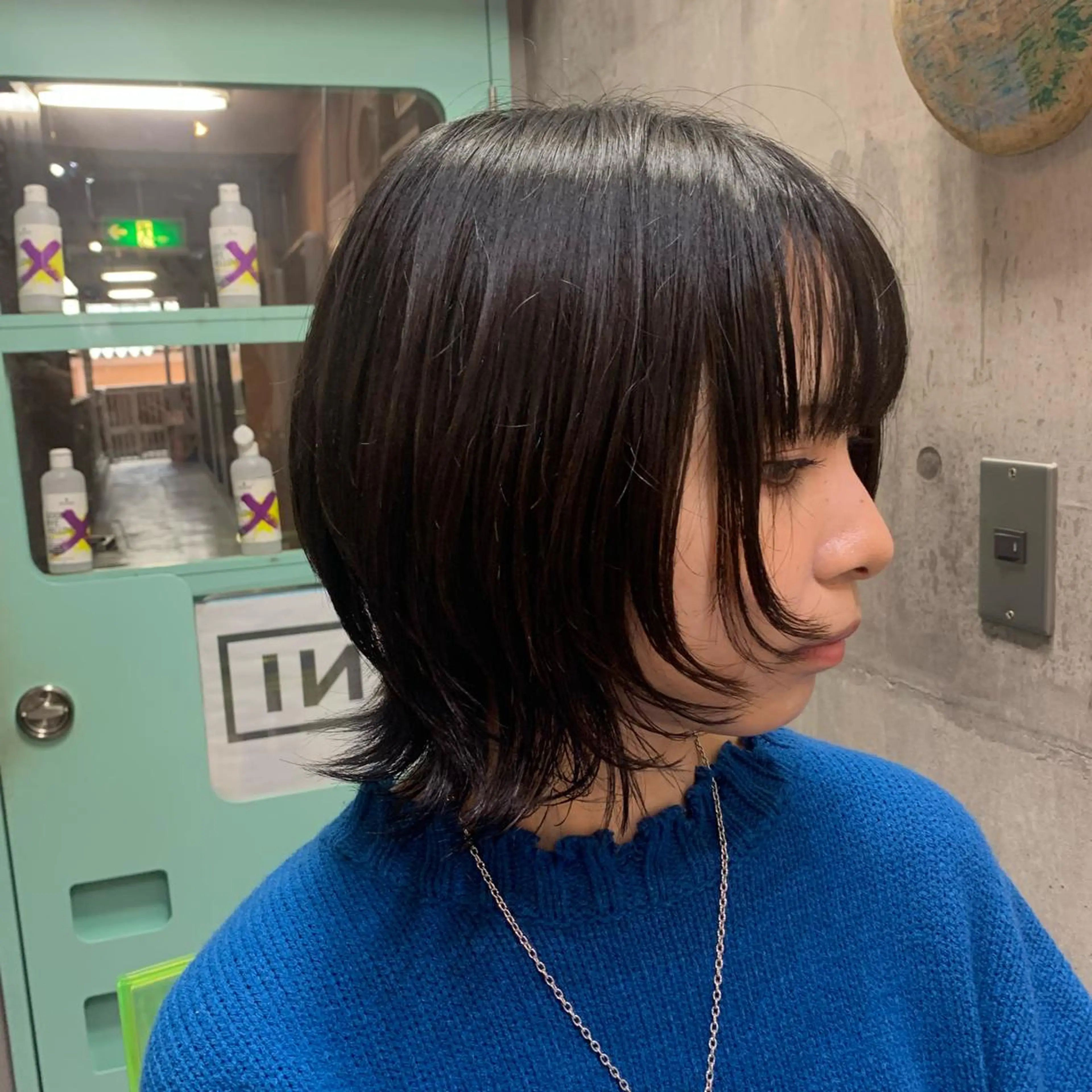 ショート ショートヘア ウルフカット ホワイト&レイヤーカ ットエクステ長畠俊輔のヘアスタイル