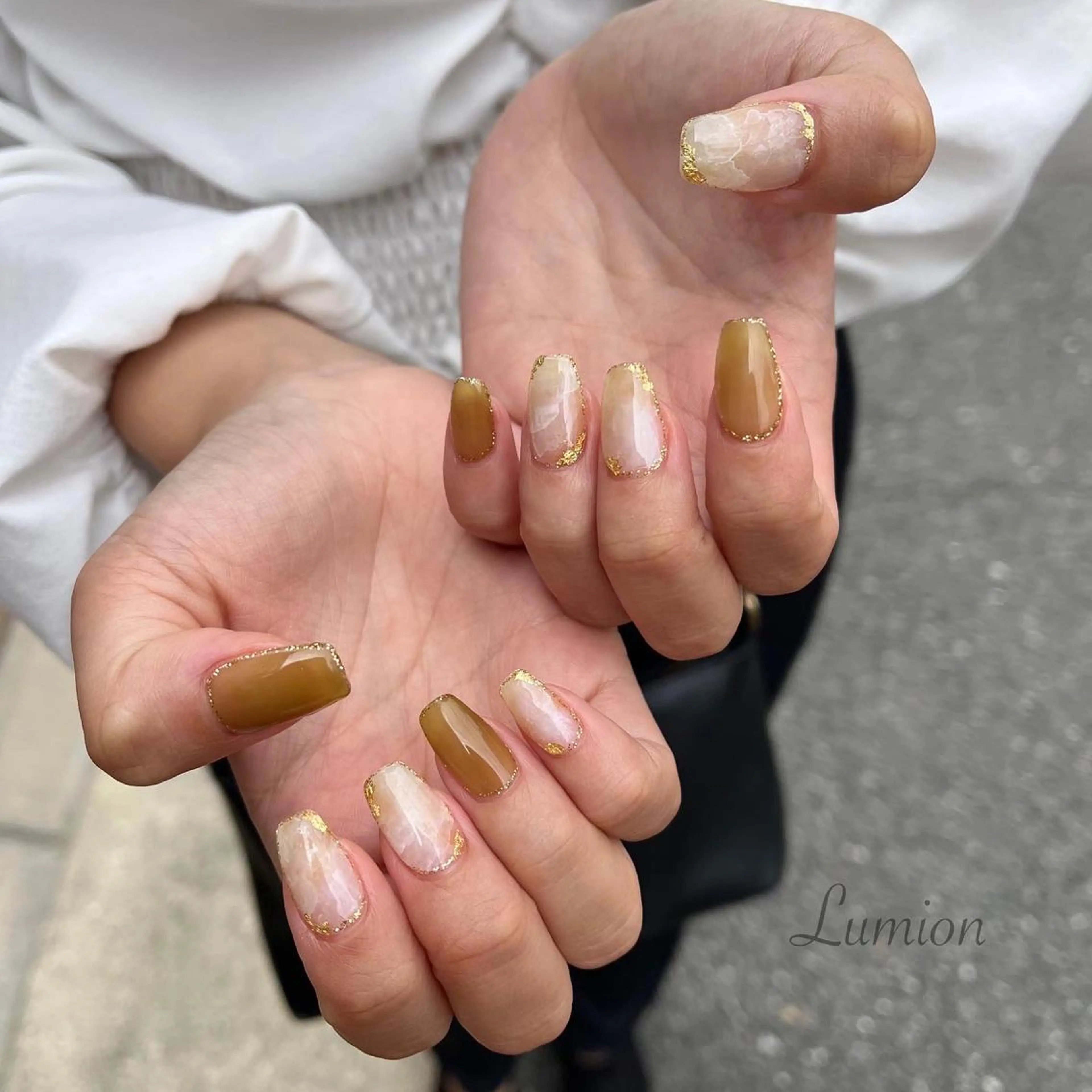 ネイル 大理石ネイル(マーブル) nailroom Lumionのネイルデザイン