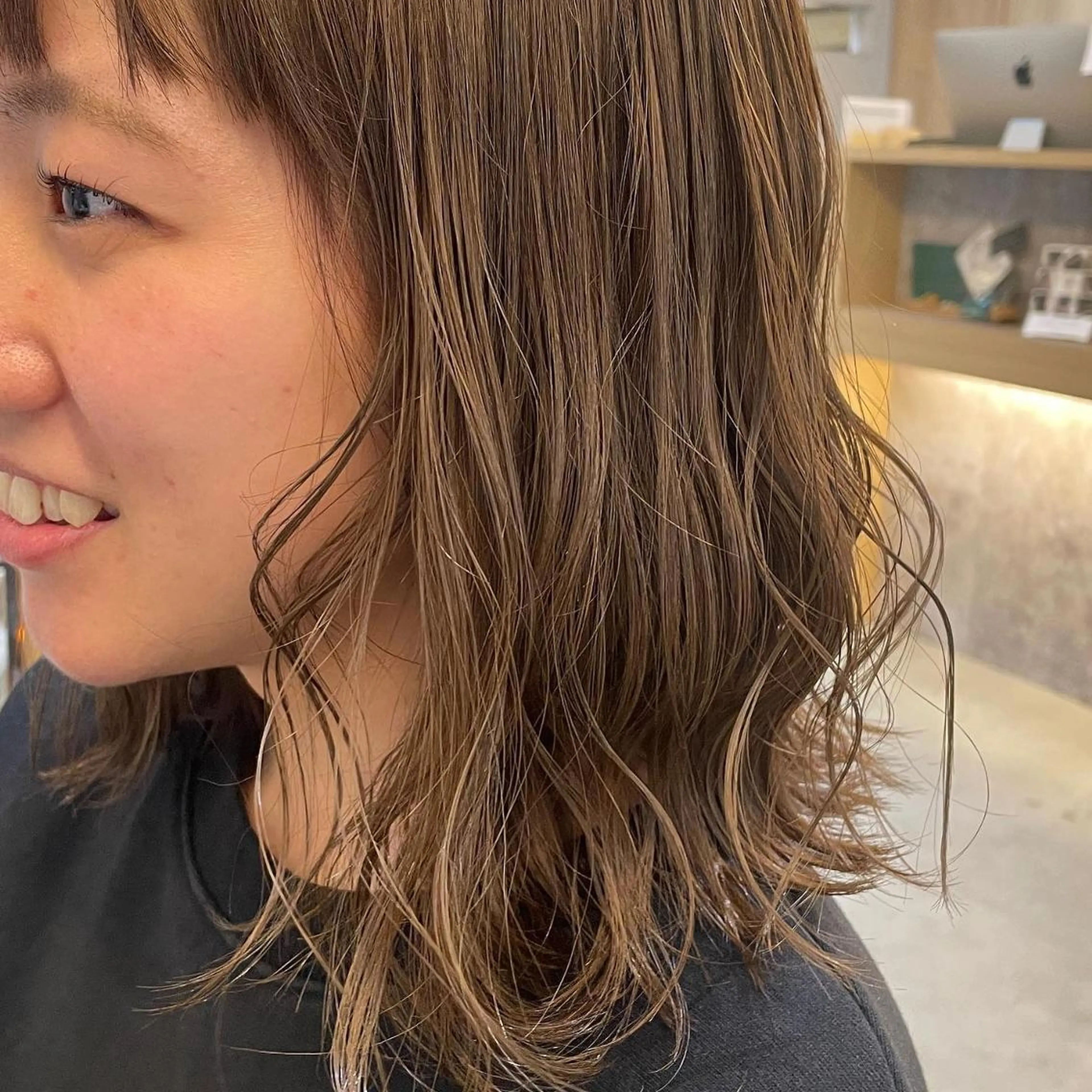 カラー ベージュカラー ブリーチ 透明感カラー イルミナカラー ブリーチなしカラー 𝙢𝙞𝙮𝙪🎀 girly hairのヘアスタイル