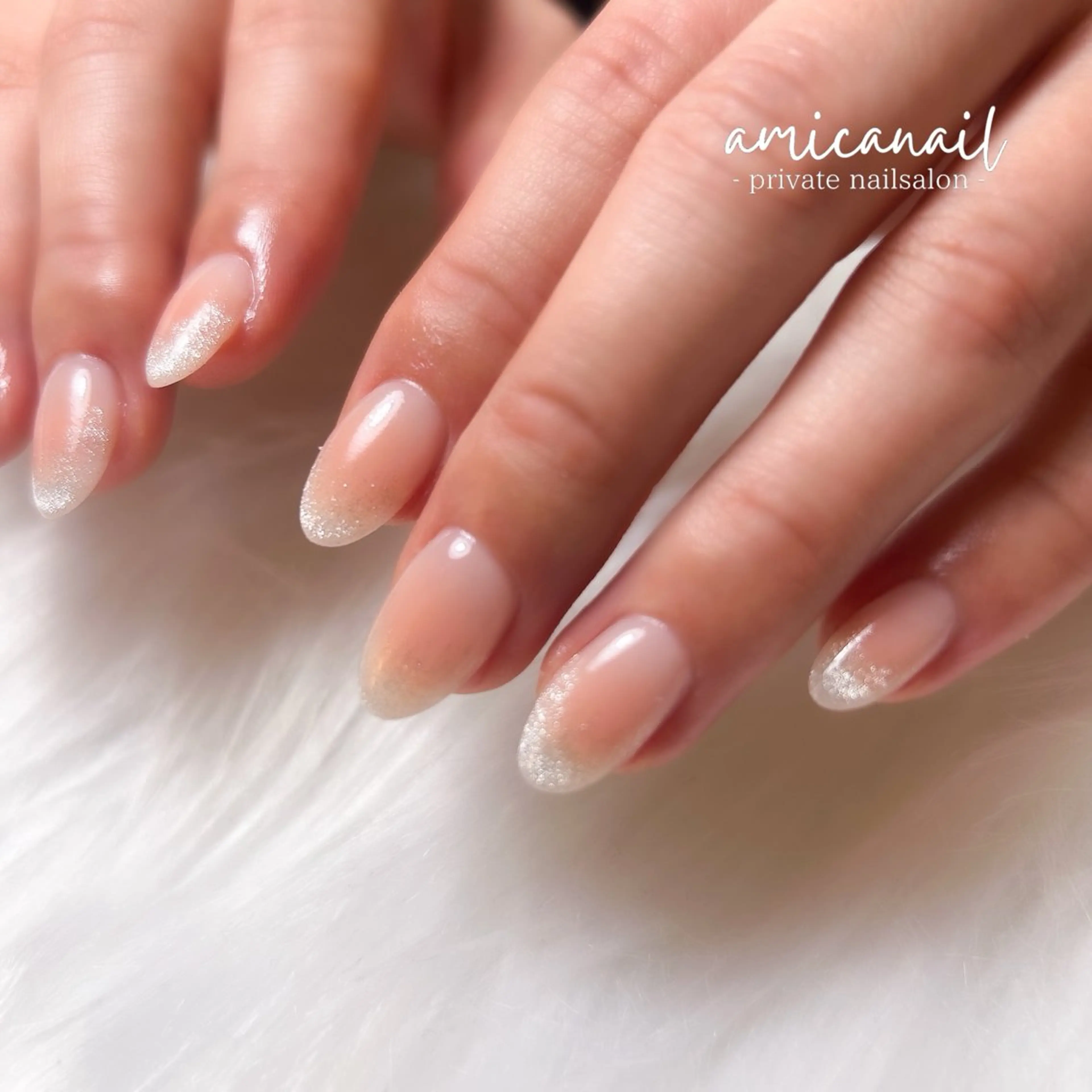 ネイル チークネイル マグネットネイル ハンドネイル _amica nail_のネイルデザイン