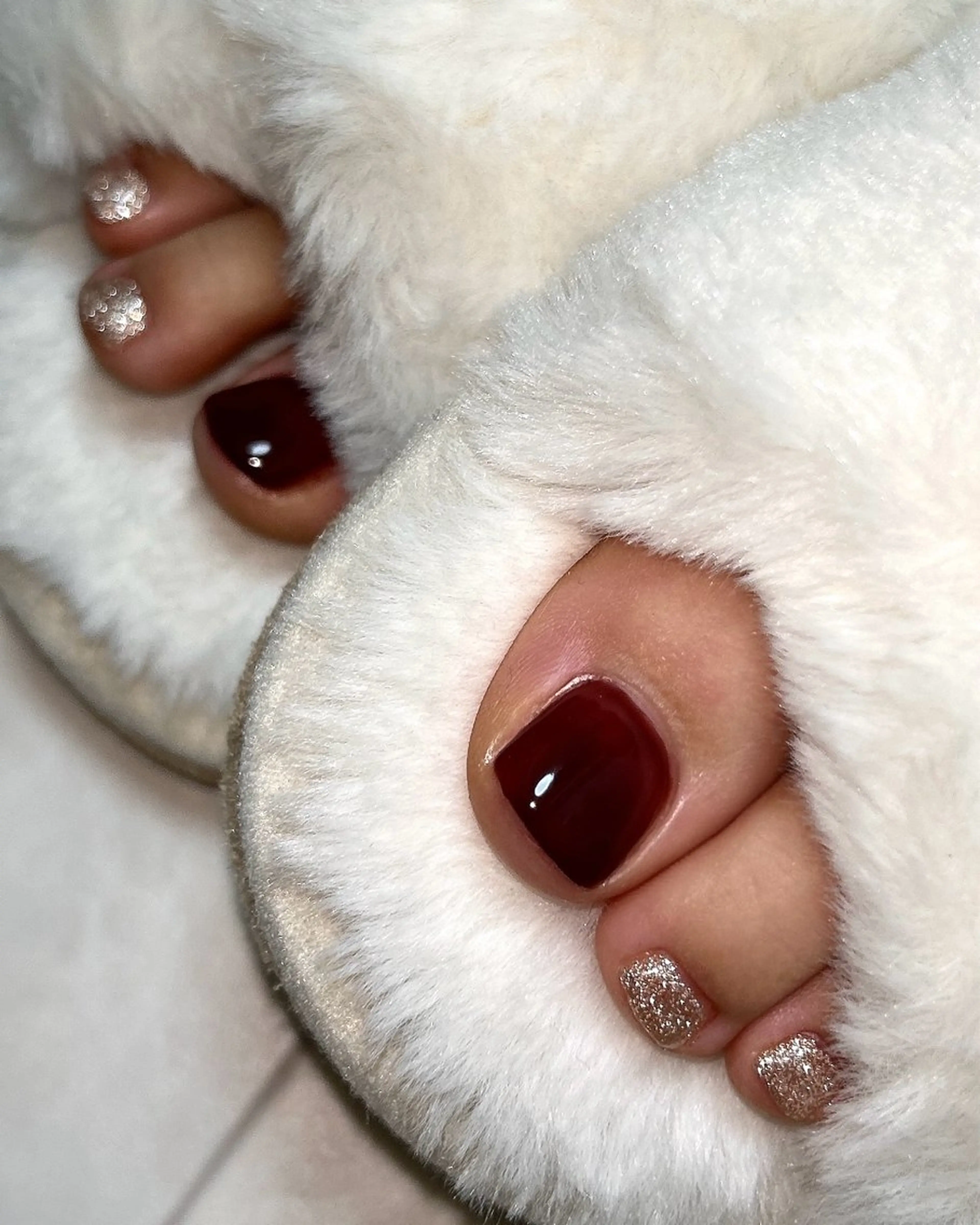 ネイル フットネイル フットネイル ten nail salon　かえでのネイルデザイン