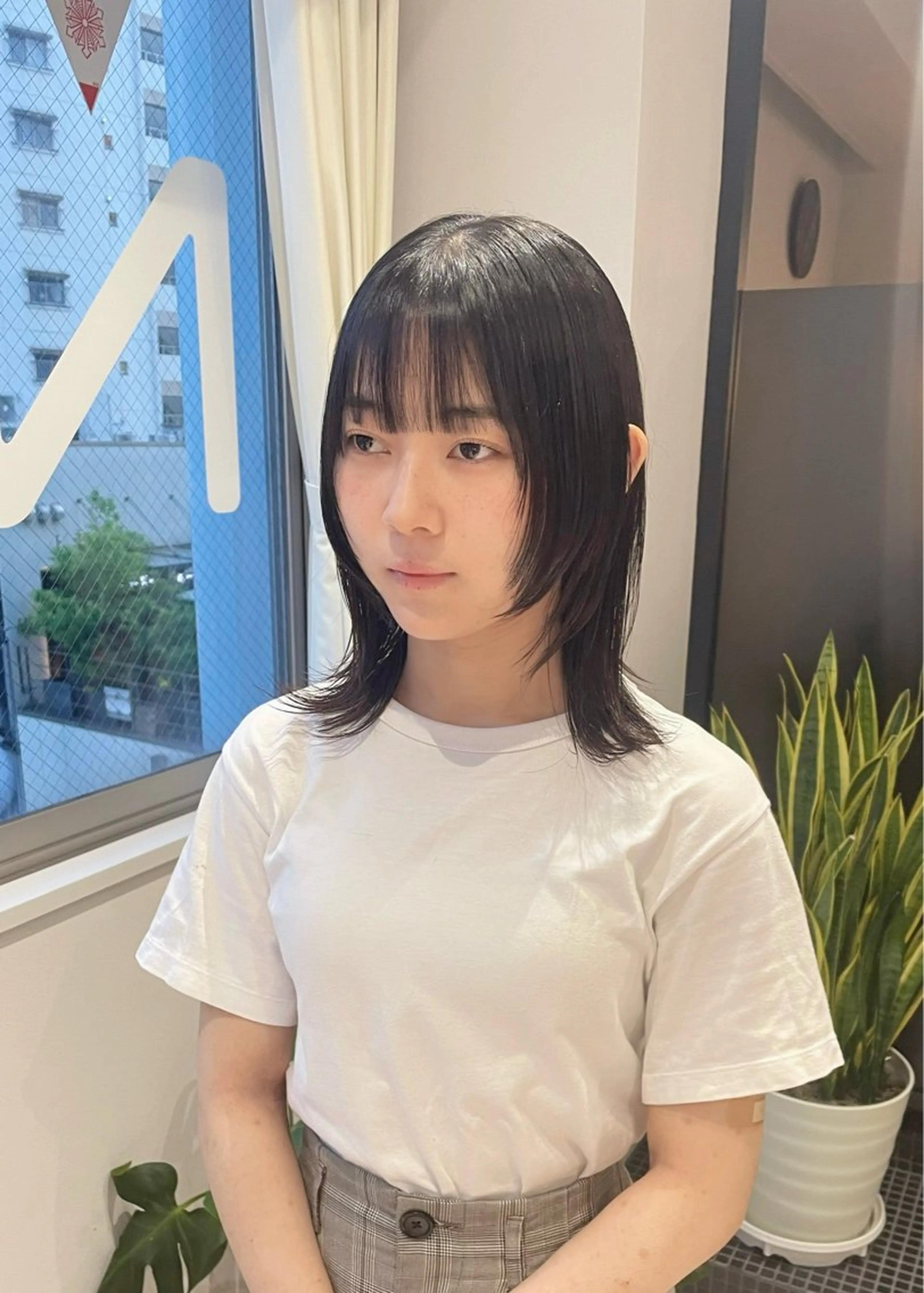 ミディアム ウルフカット 💝ブリーチ ショート/れい💝のヘアスタイル