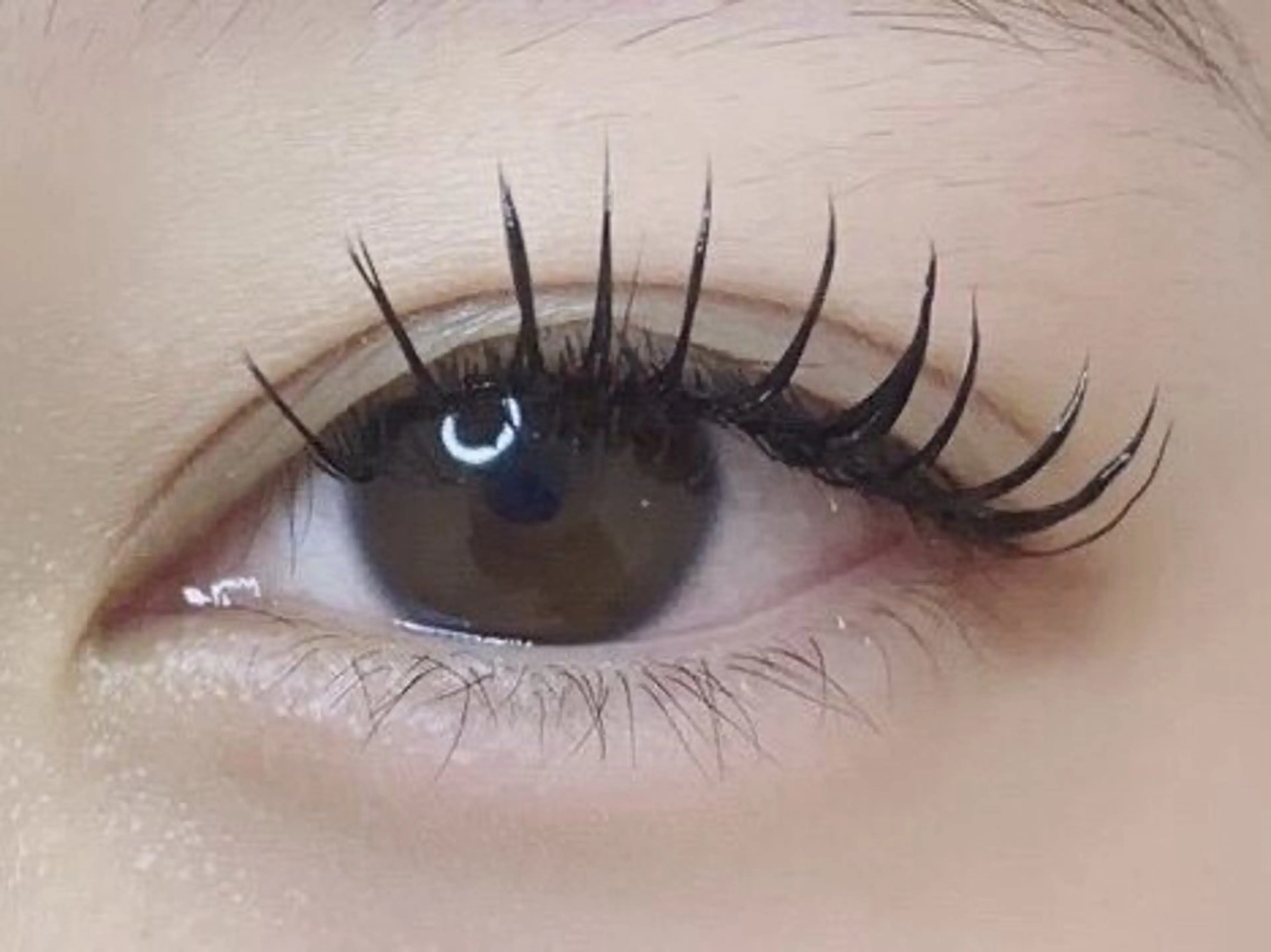 マツエク・マツパ 束感まつ毛 韓国風マツエク ナチュラル 一重×まつ毛パーマ cocone♡ 天王寺のマツエク・マツパデザイン