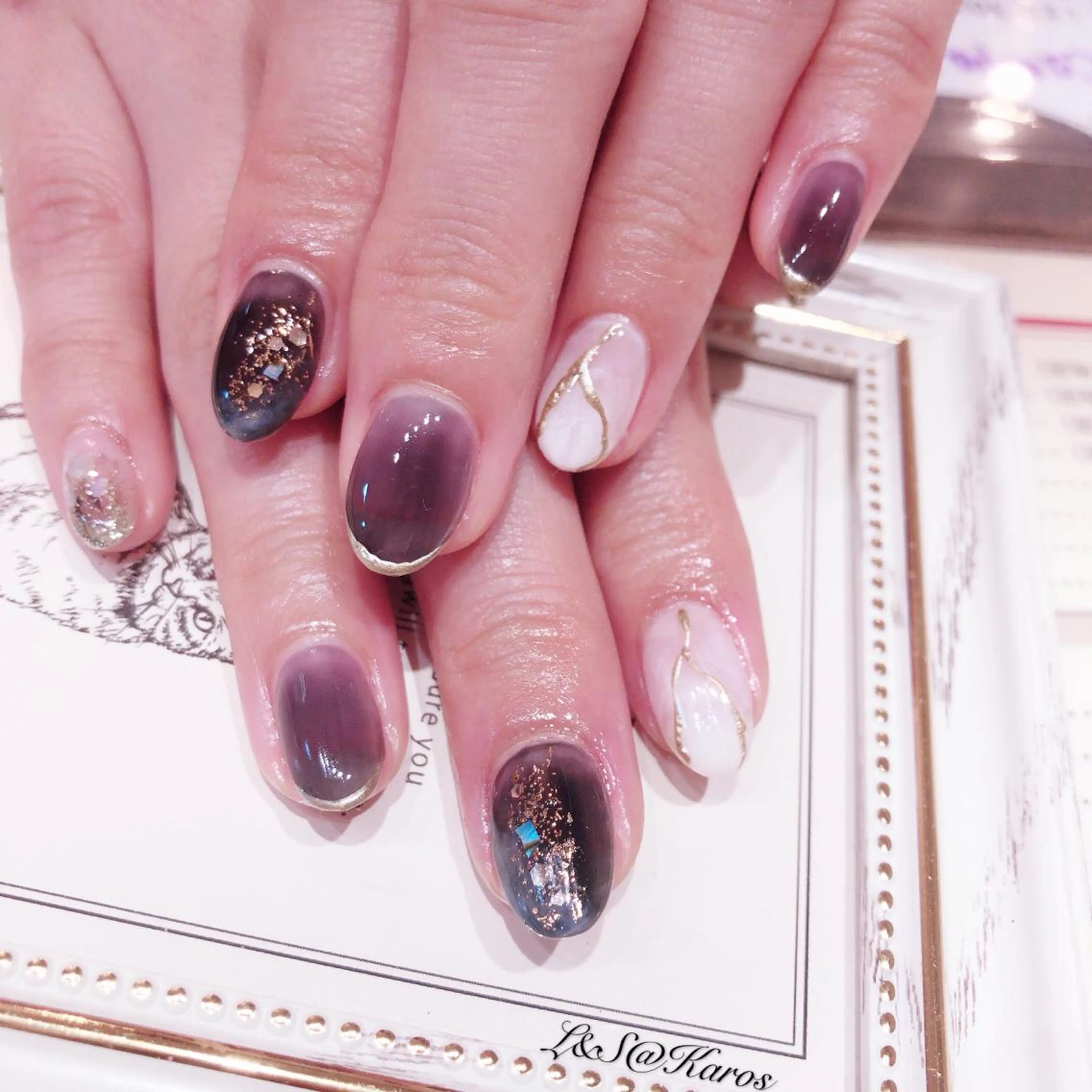 ネイル ハンドネイル L&S@ Karosのネイルデザイン