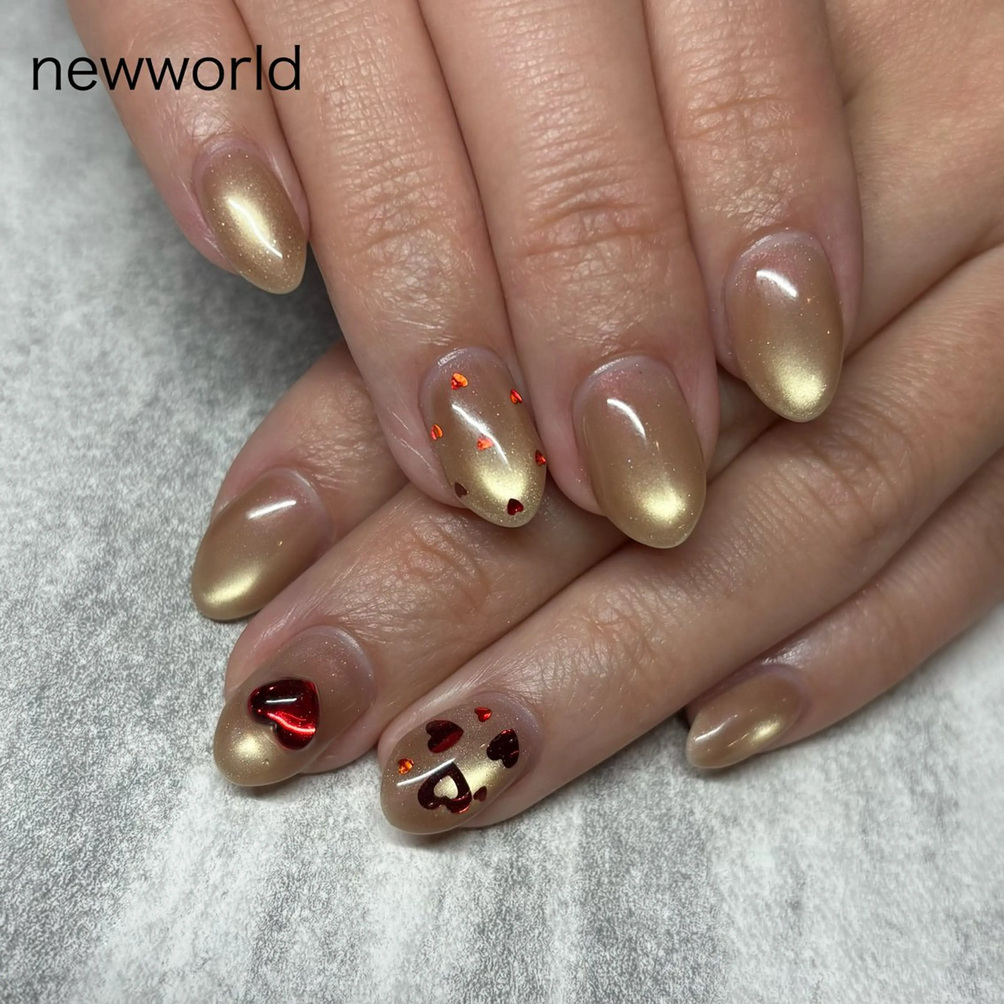 ネイル ハンドネイル Ayu 🪐NEWWORLDのネイルデザイン