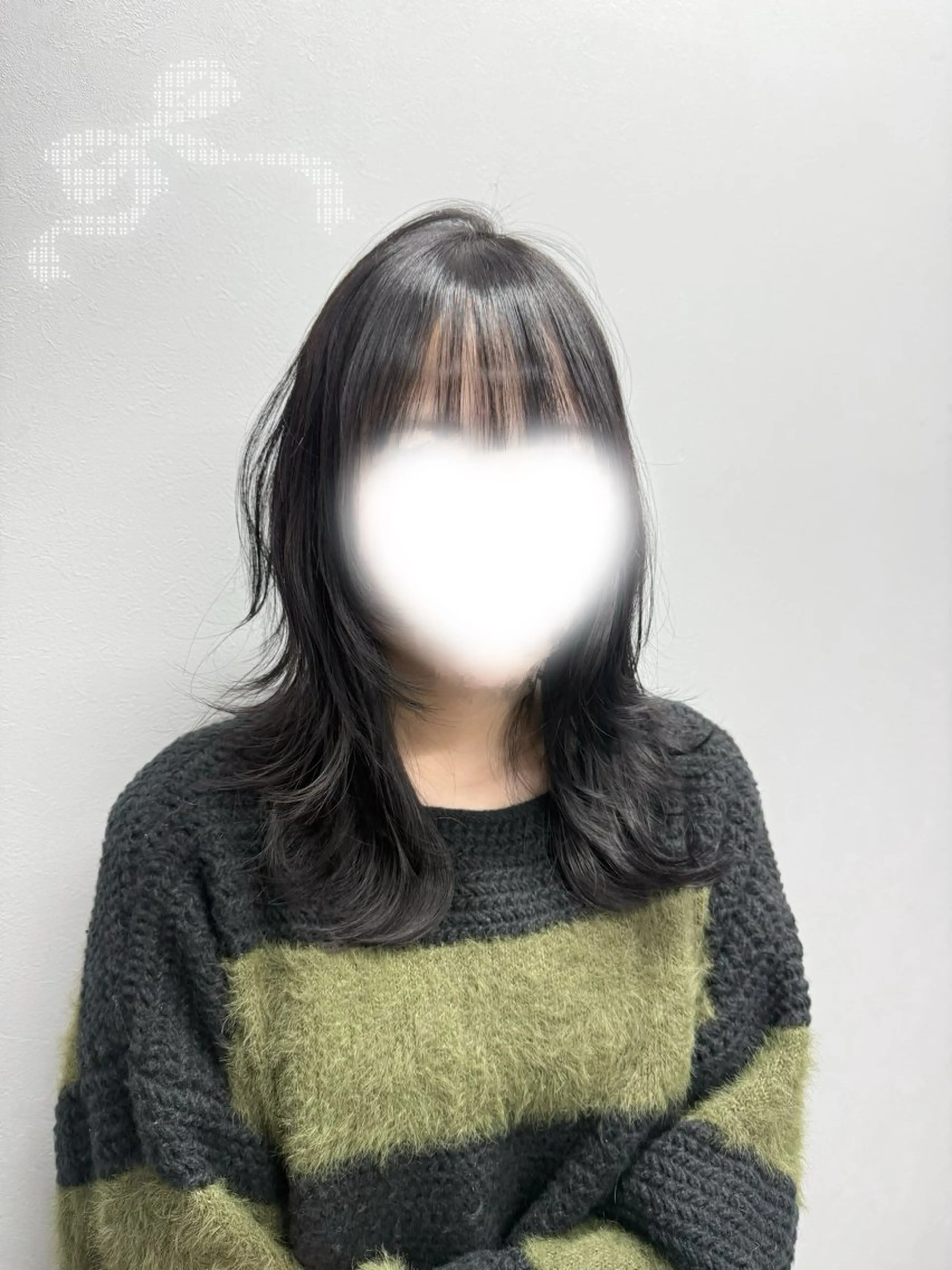 ロング ハッシュカット カット ハイトーン×艶カラー 🤍MIZUKIのヘアスタイル