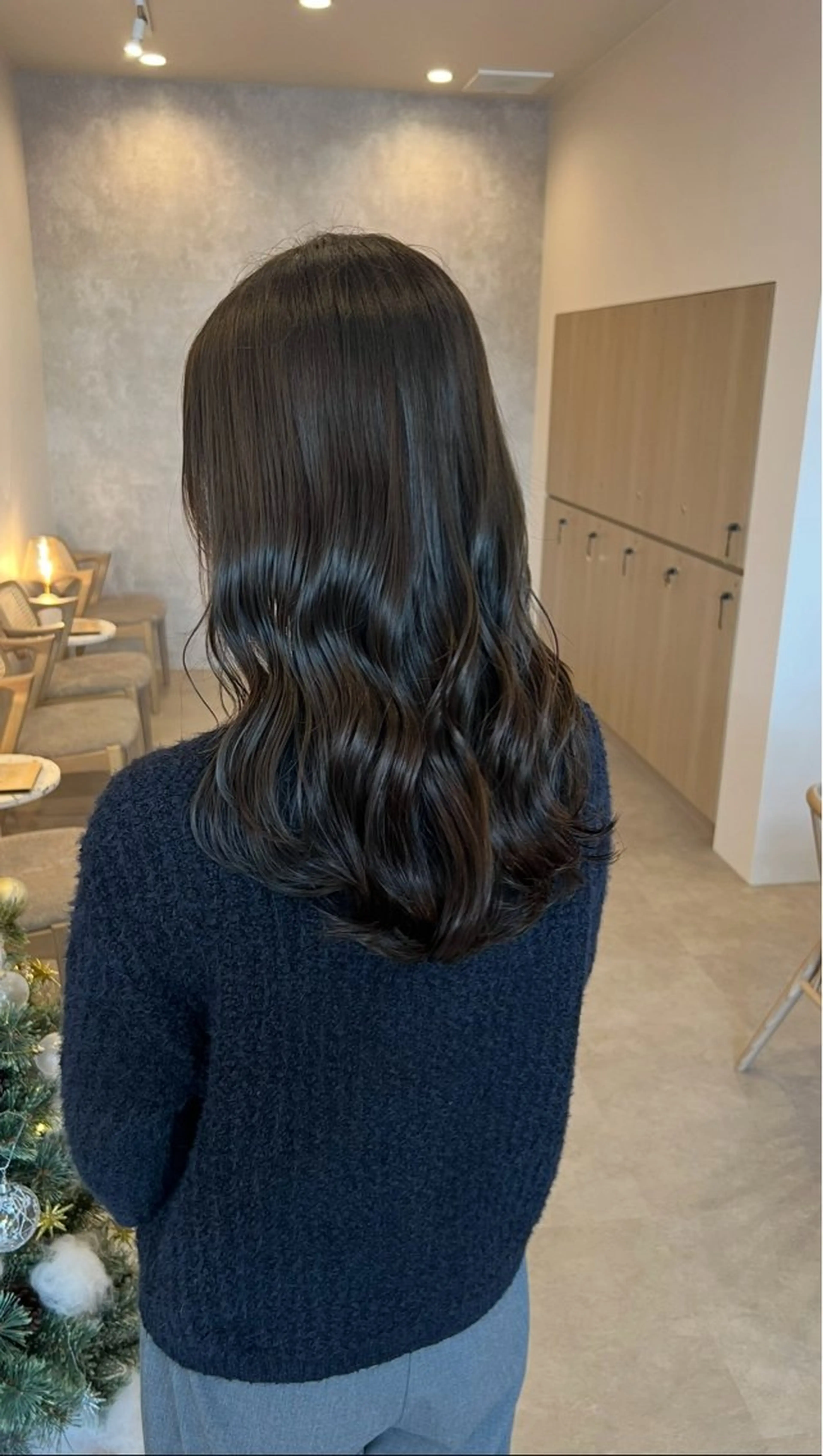 ロング カラー アッシュ 透明感カラー ヘアカラー トリートメント 山下 稚葉 艶髪/透明感カラーのヘアスタイル