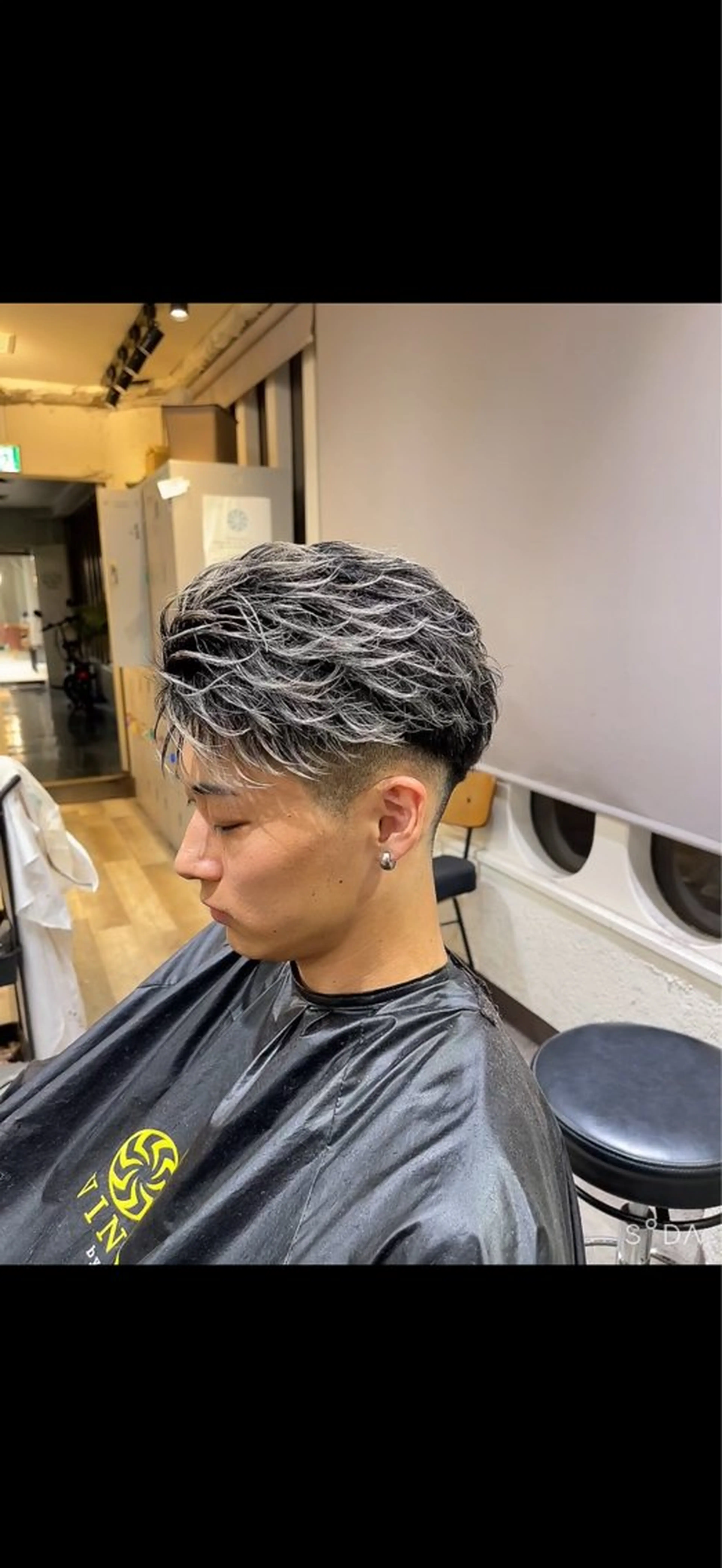 メンズ メンズバレイヤージュ メンズブリーチ ヘアカラー 芝本 蓮のヘアスタイル