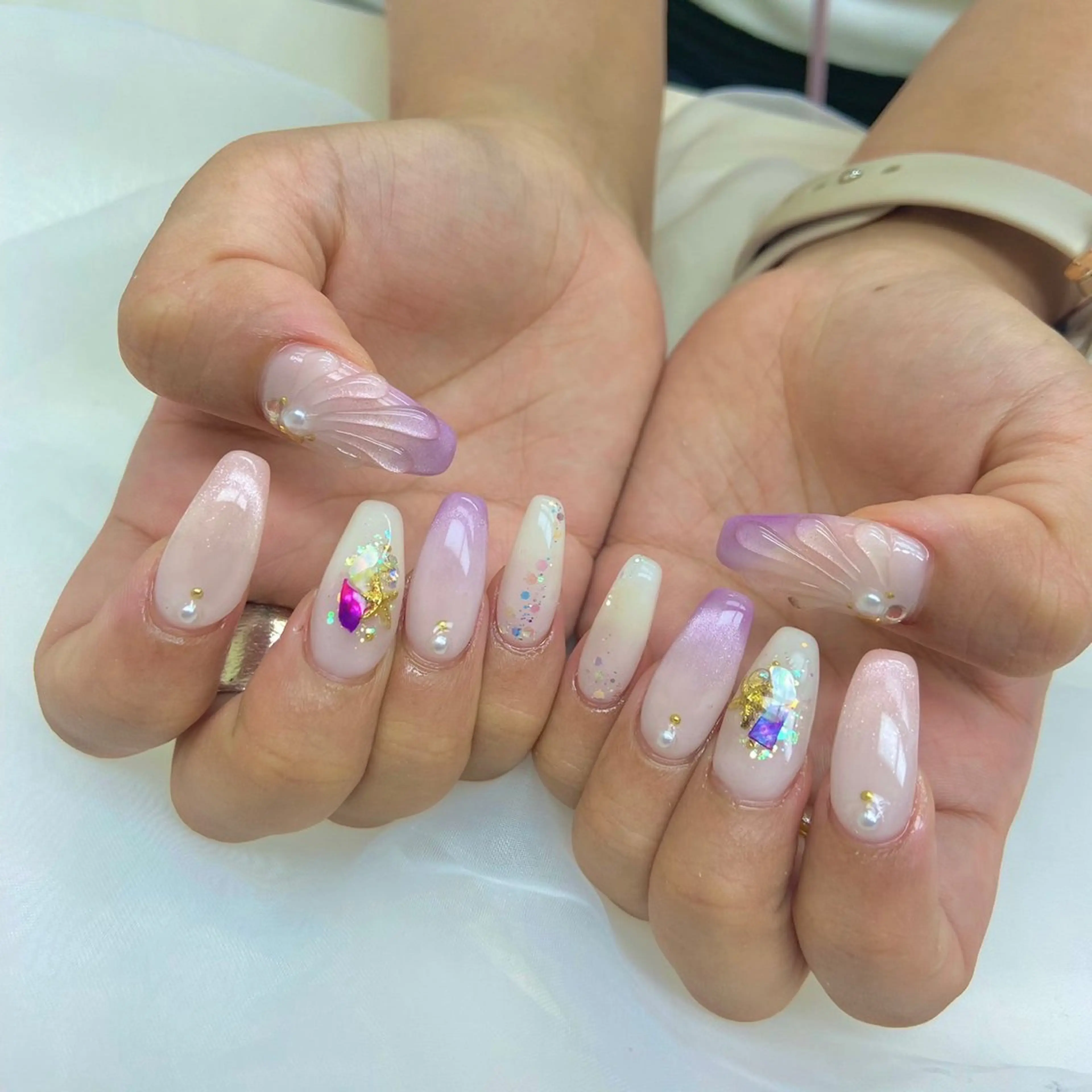 ロング ハンドネイル ネイルJaol 池袋のネイルデザイン